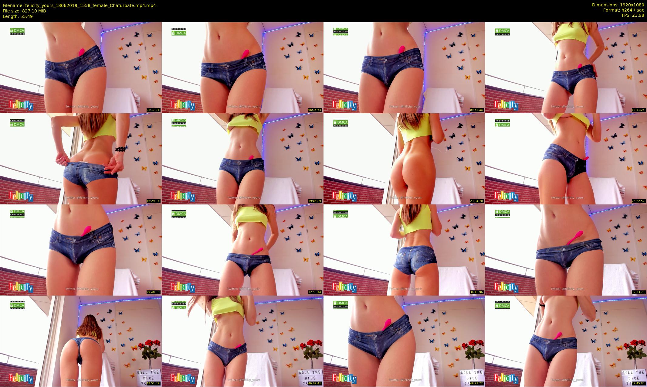 felicity_yours — 56 minute Chaturbate female cam show recording, 1080p, Jun 18, 2019