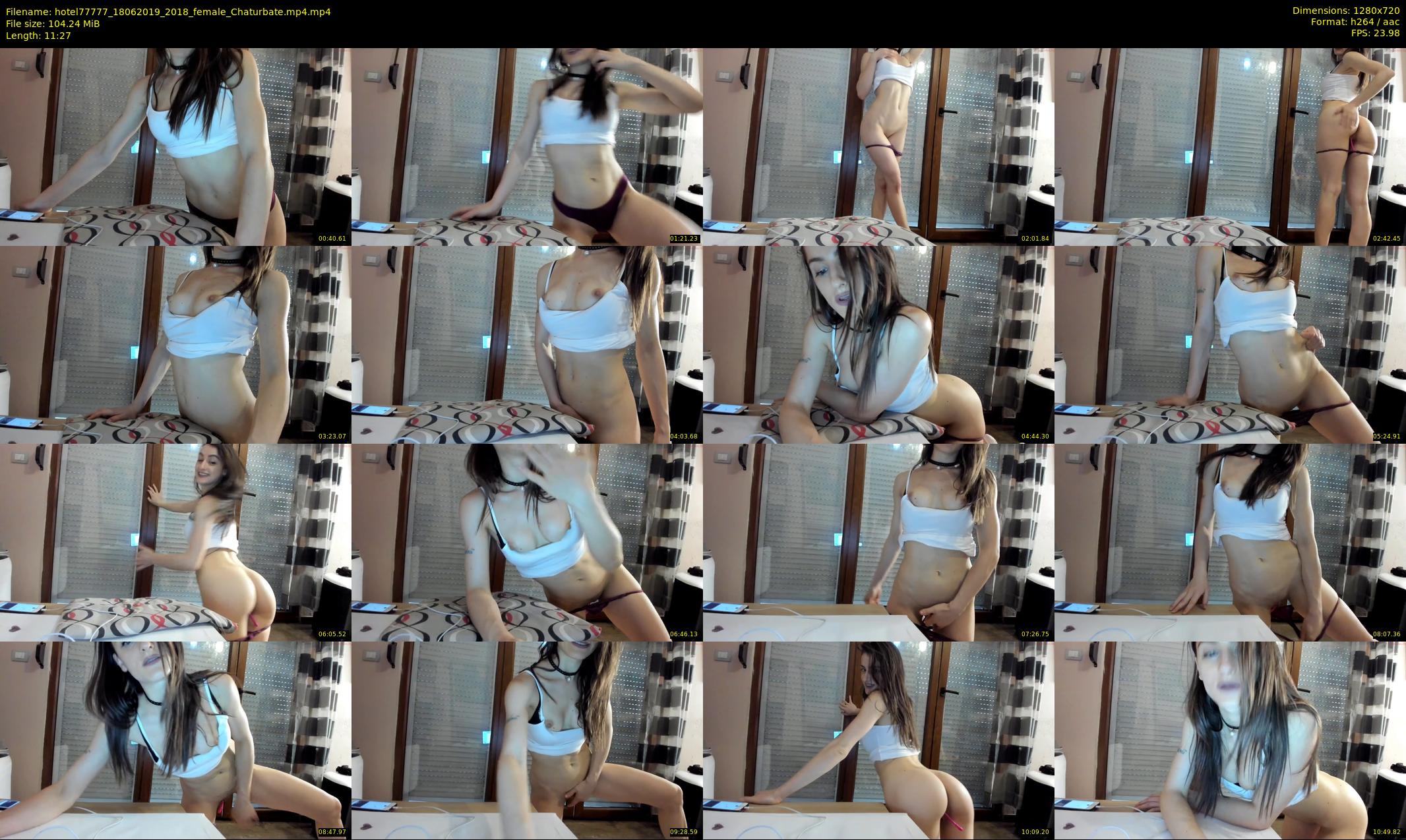 hotel77777 — 12 minute Chaturbate female cam show recording, 720p, Jun 18, 2019