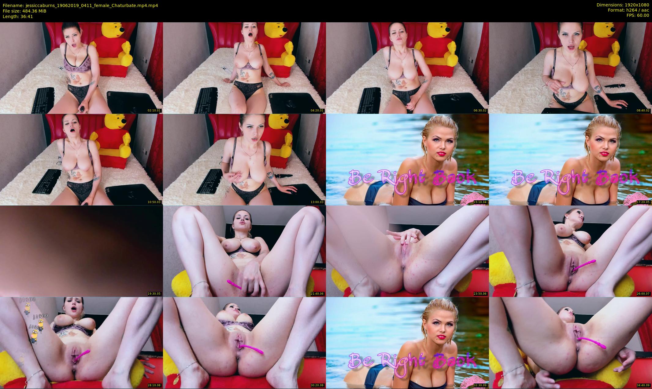 jessiccaburns — 37 minute Chaturbate female cam show recording, 1080p, Jun 19, 2019