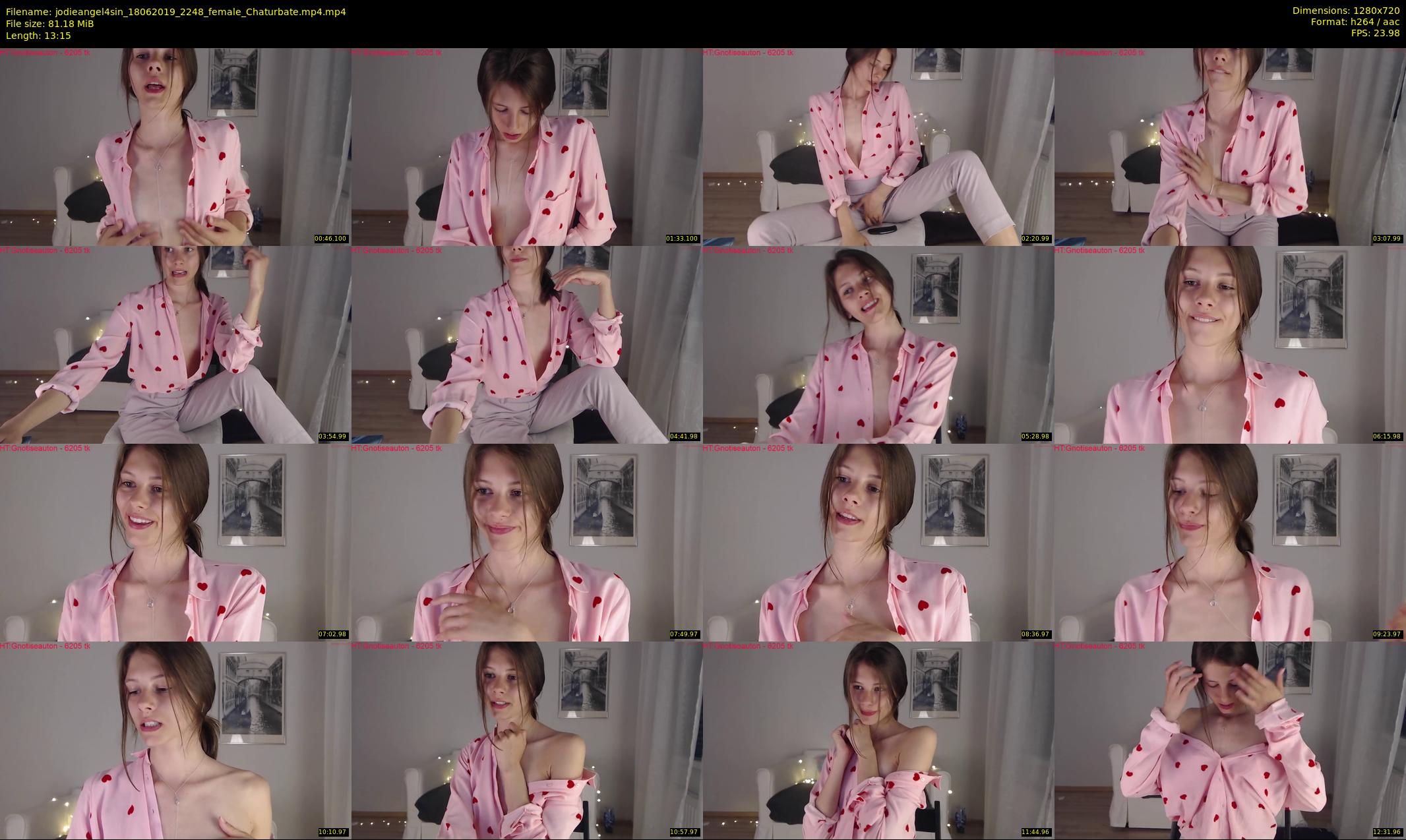 jodieangel4sin — 14 minute Chaturbate female cam show recording, 720p, Jun 18, 2019