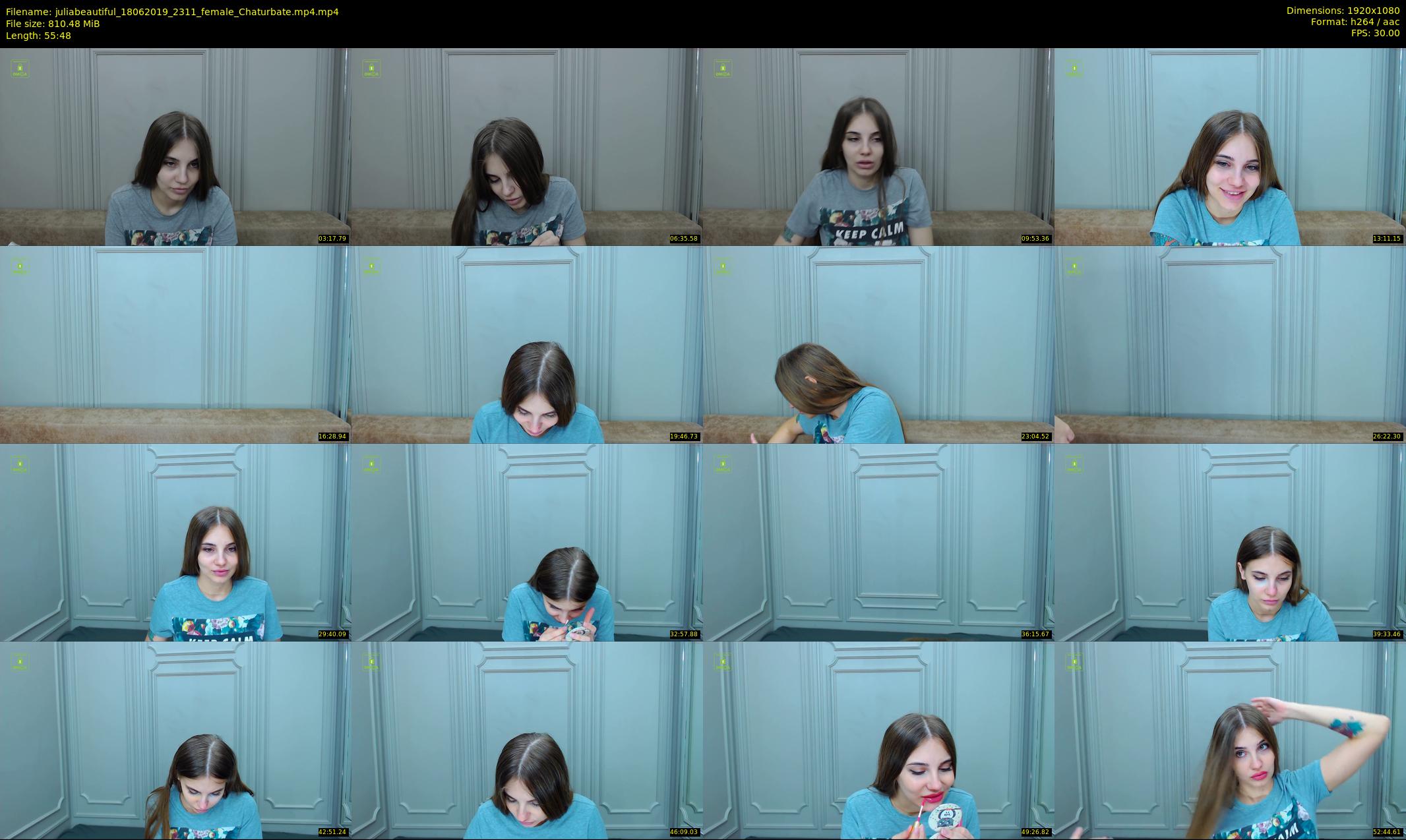 juliabeautiful — 56 minute Chaturbate female cam show recording, 1080p, Jun 18, 2019
