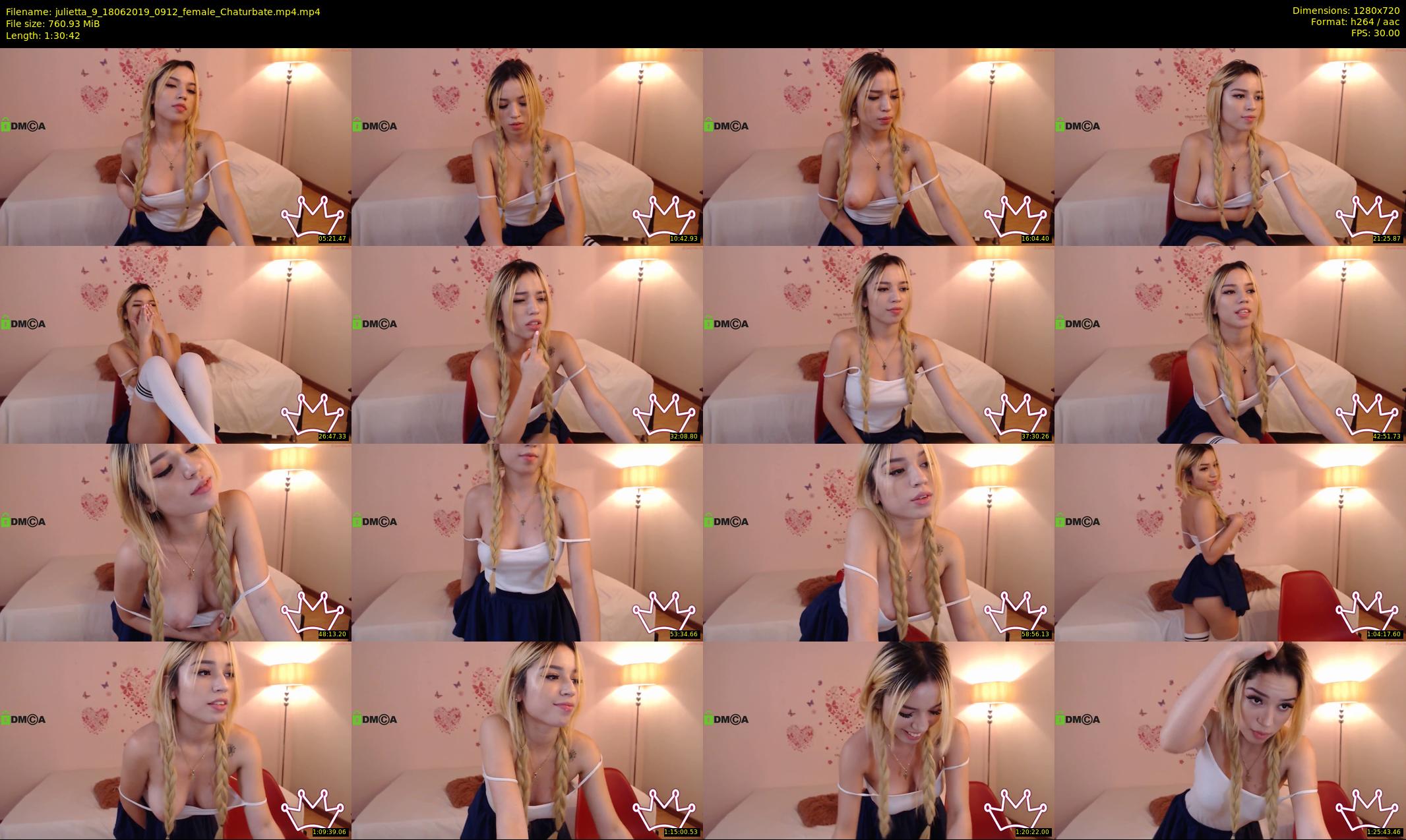 julietta_9 — 91 minute Chaturbate female cam show recording, 720p, Jun 18, 2019