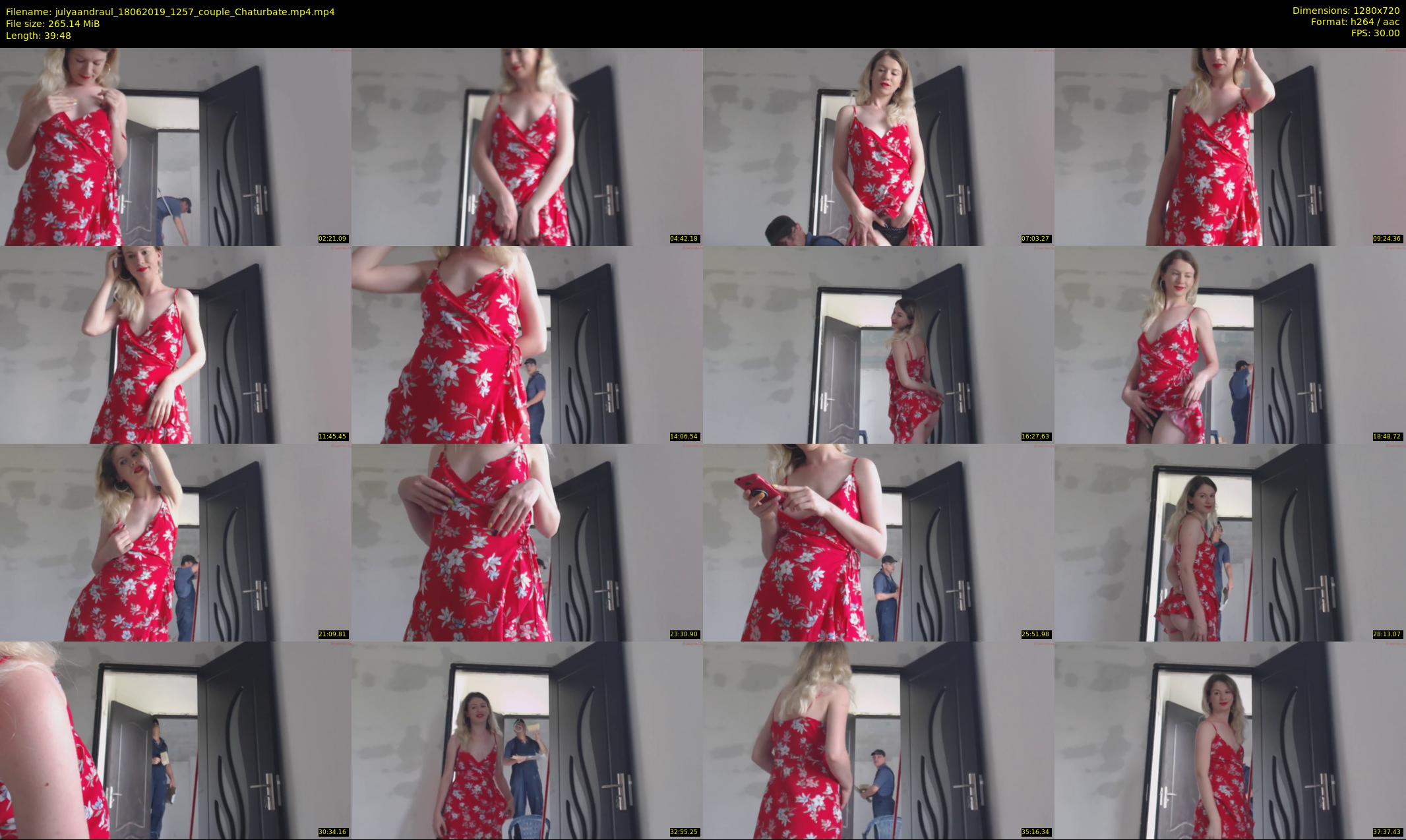 julyaandraul — 40 minute Chaturbate couple cam show recording, 720p, Jun 18, 2019