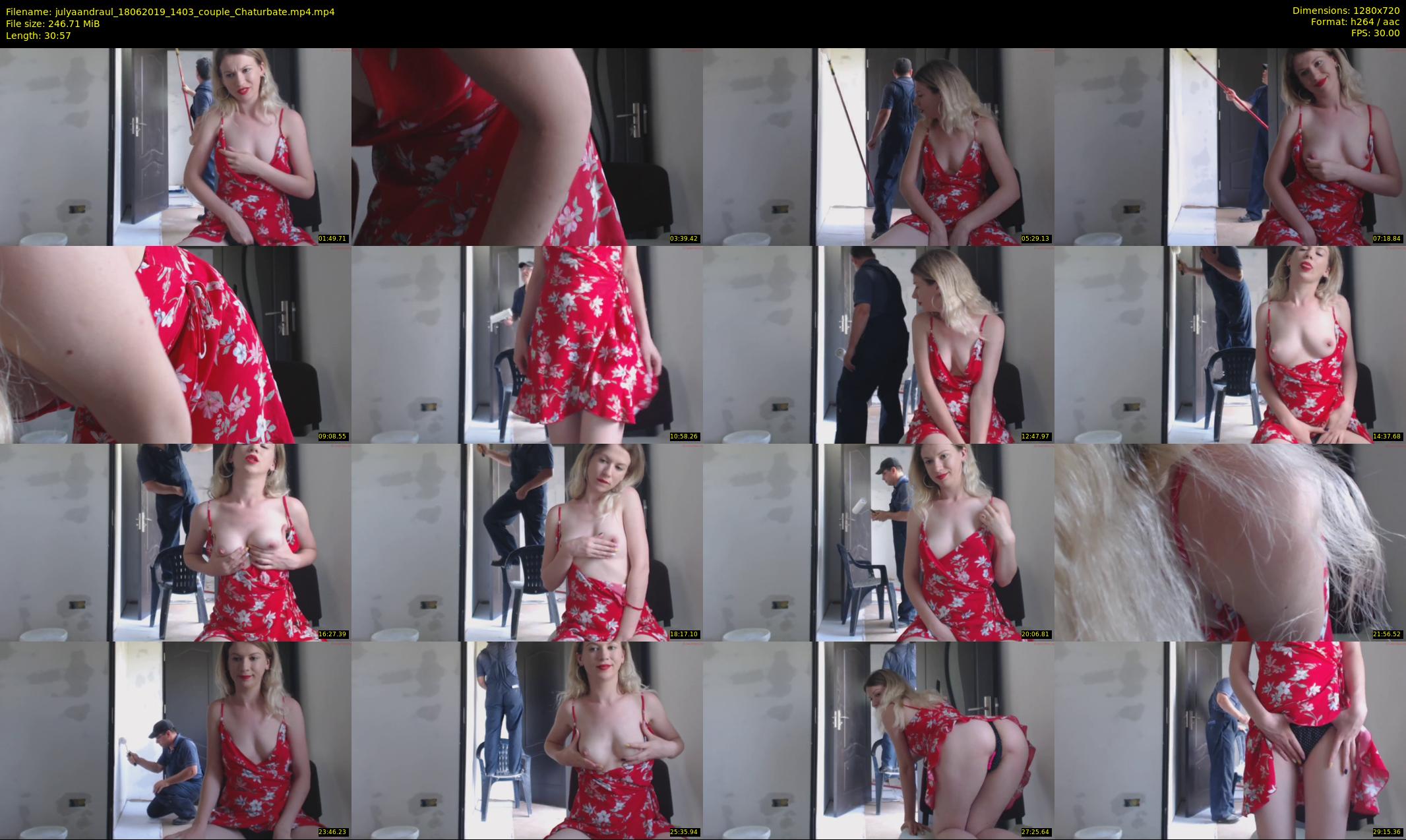 julyaandraul — 31 minute Chaturbate couple cam show recording, 720p, Jun 18, 2019