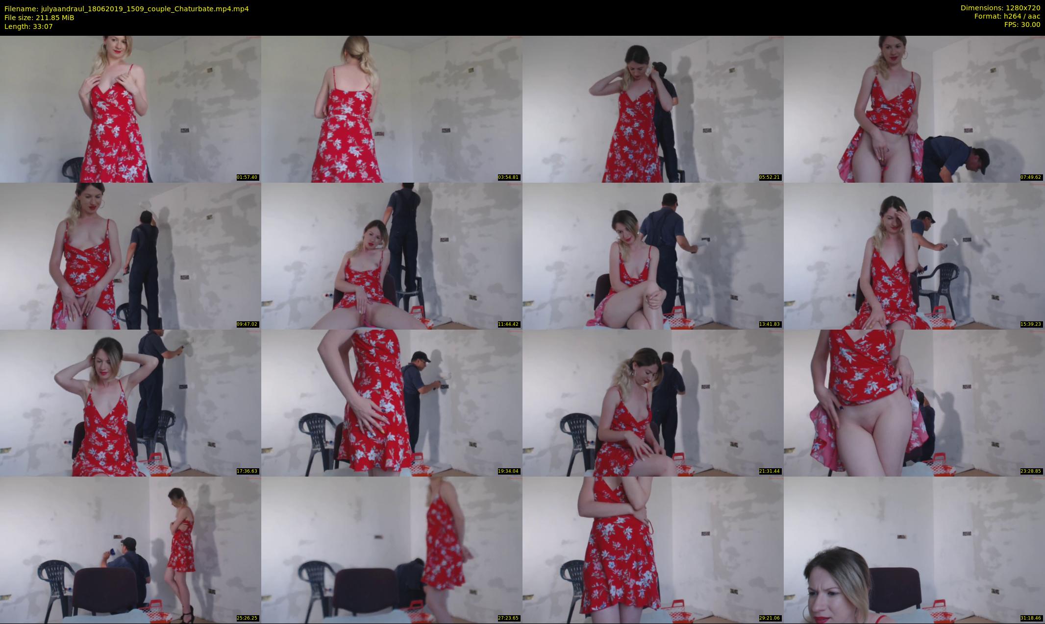 julyaandraul — 34 minute Chaturbate couple cam show recording, 720p, Jun 18, 2019