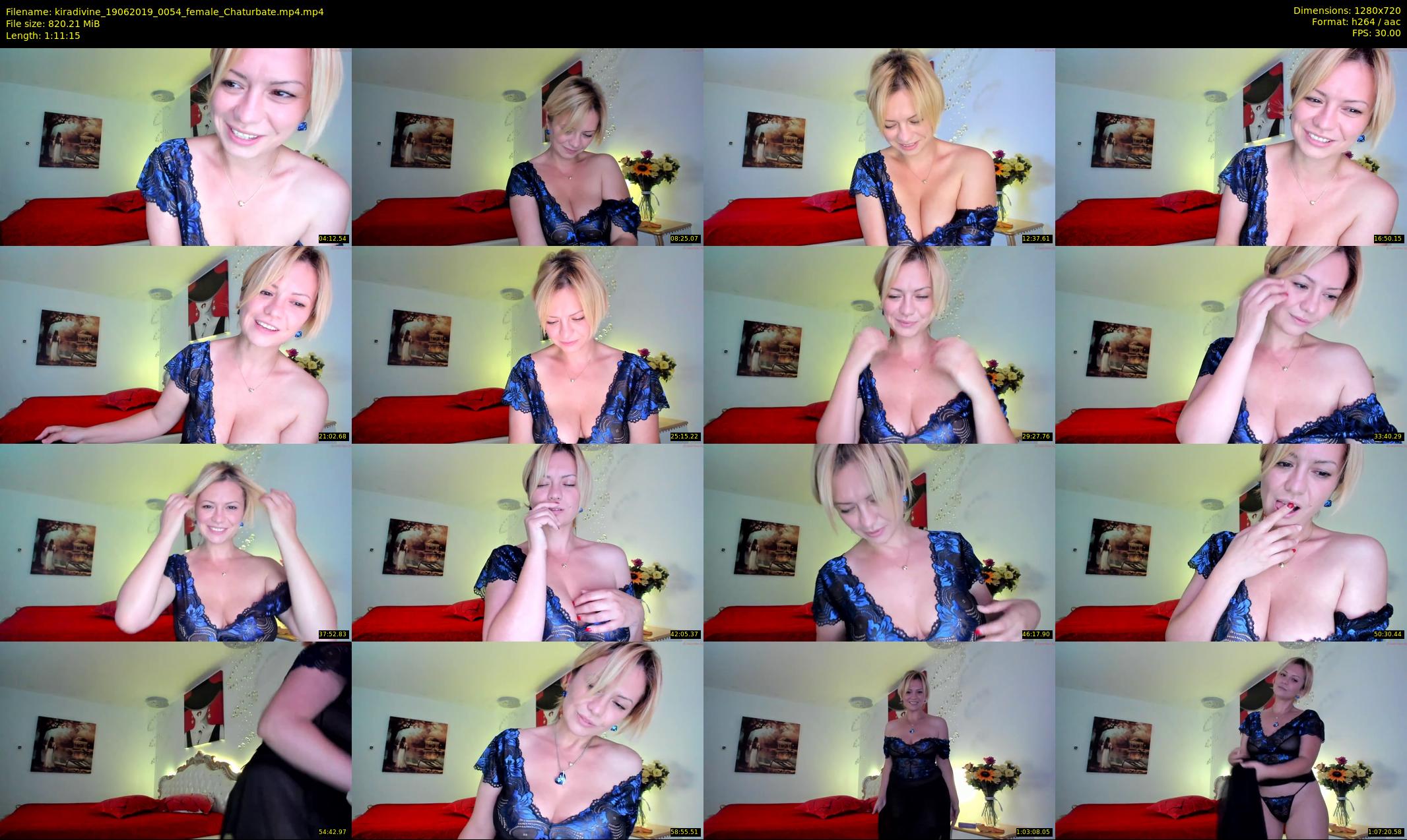 kiradivine — 72 minute Chaturbate female cam show recording, 720p, Jun 19, 2019