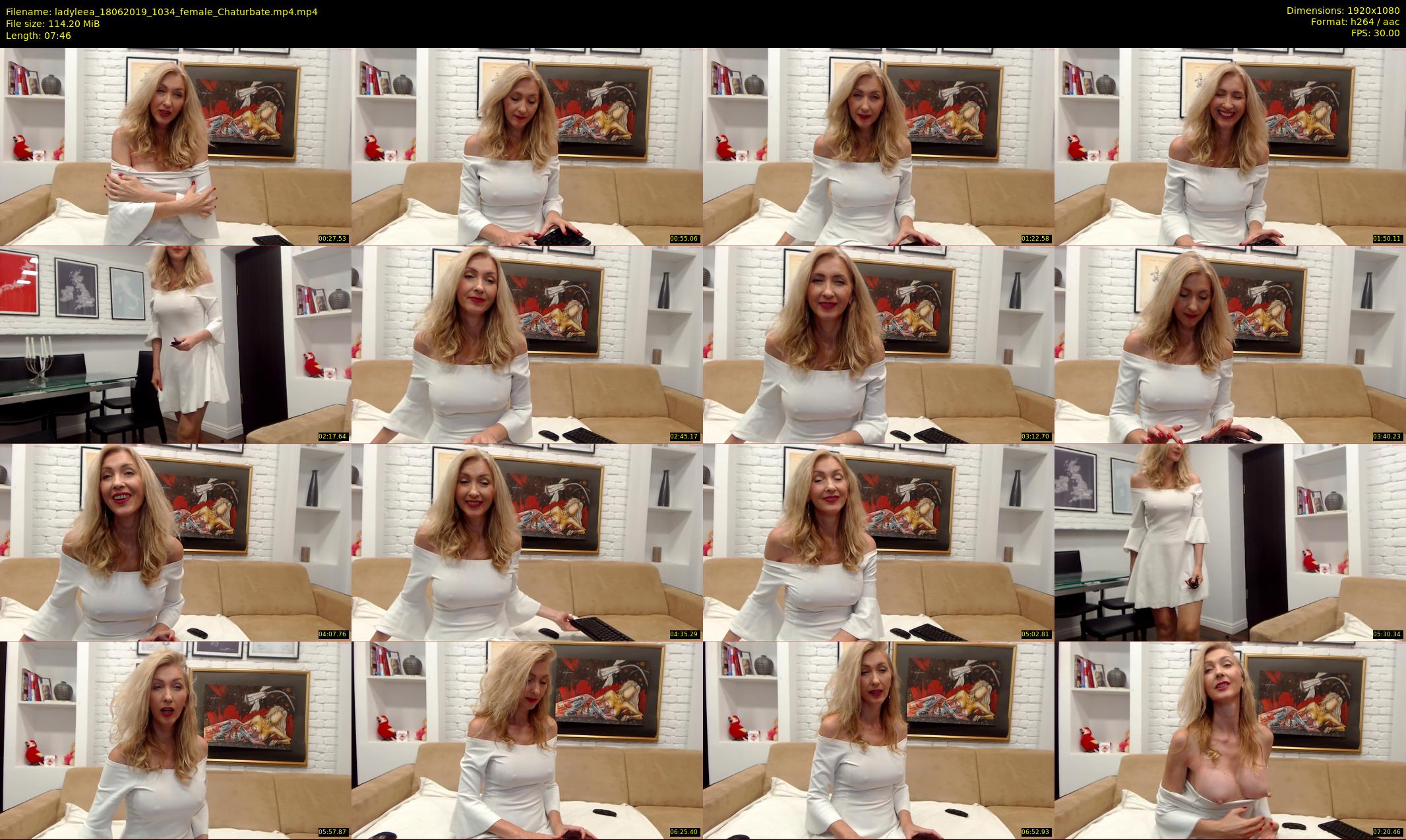 ladyleea — 8 minute Chaturbate female cam show recording, 1080p, Jun 18, 2019