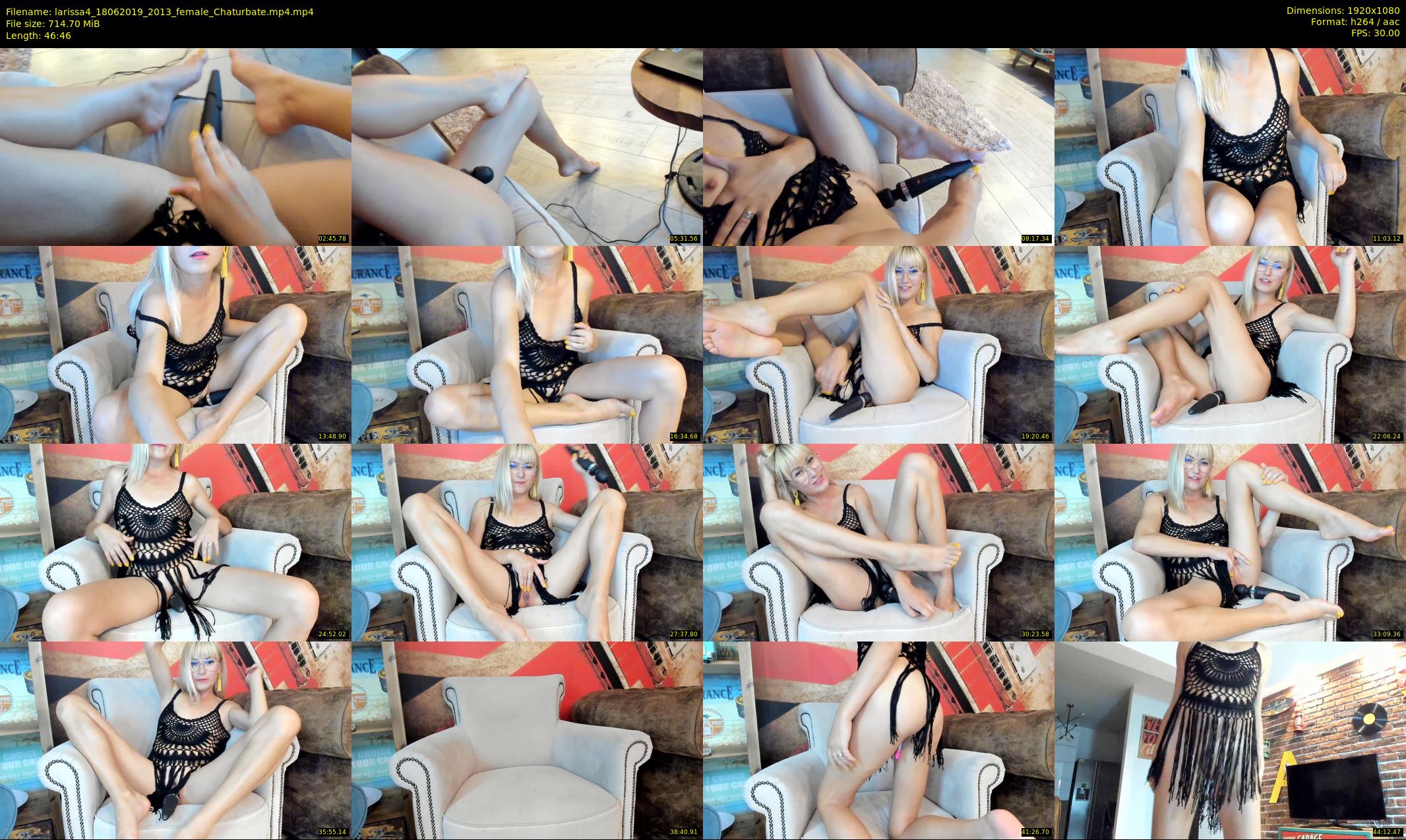 larissa4 — 47 minute Chaturbate female cam show recording, 1080p, Jun 18, 2019