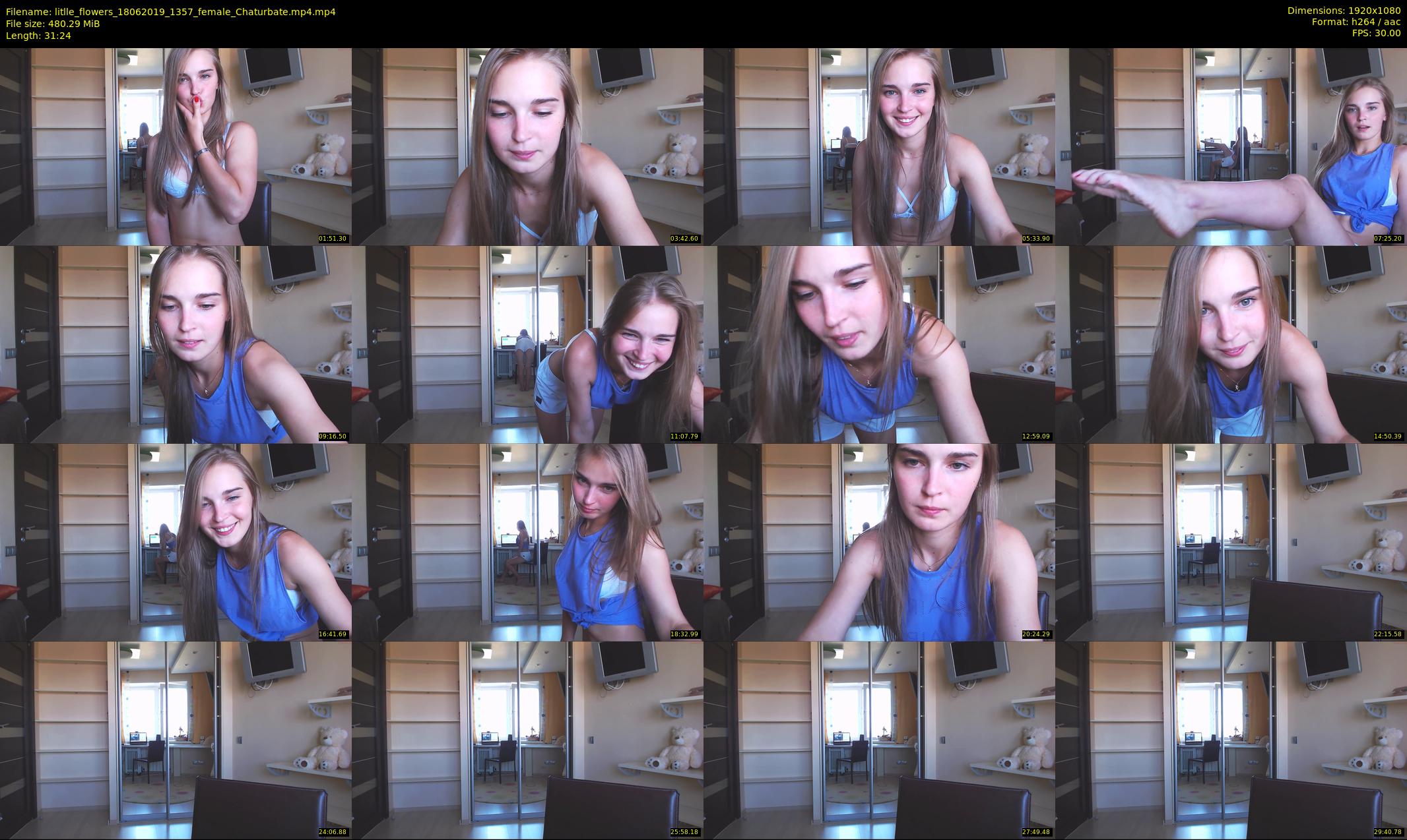 litlle_flowers — 32 minute Chaturbate female cam show recording, 1080p, Jun 18, 2019
