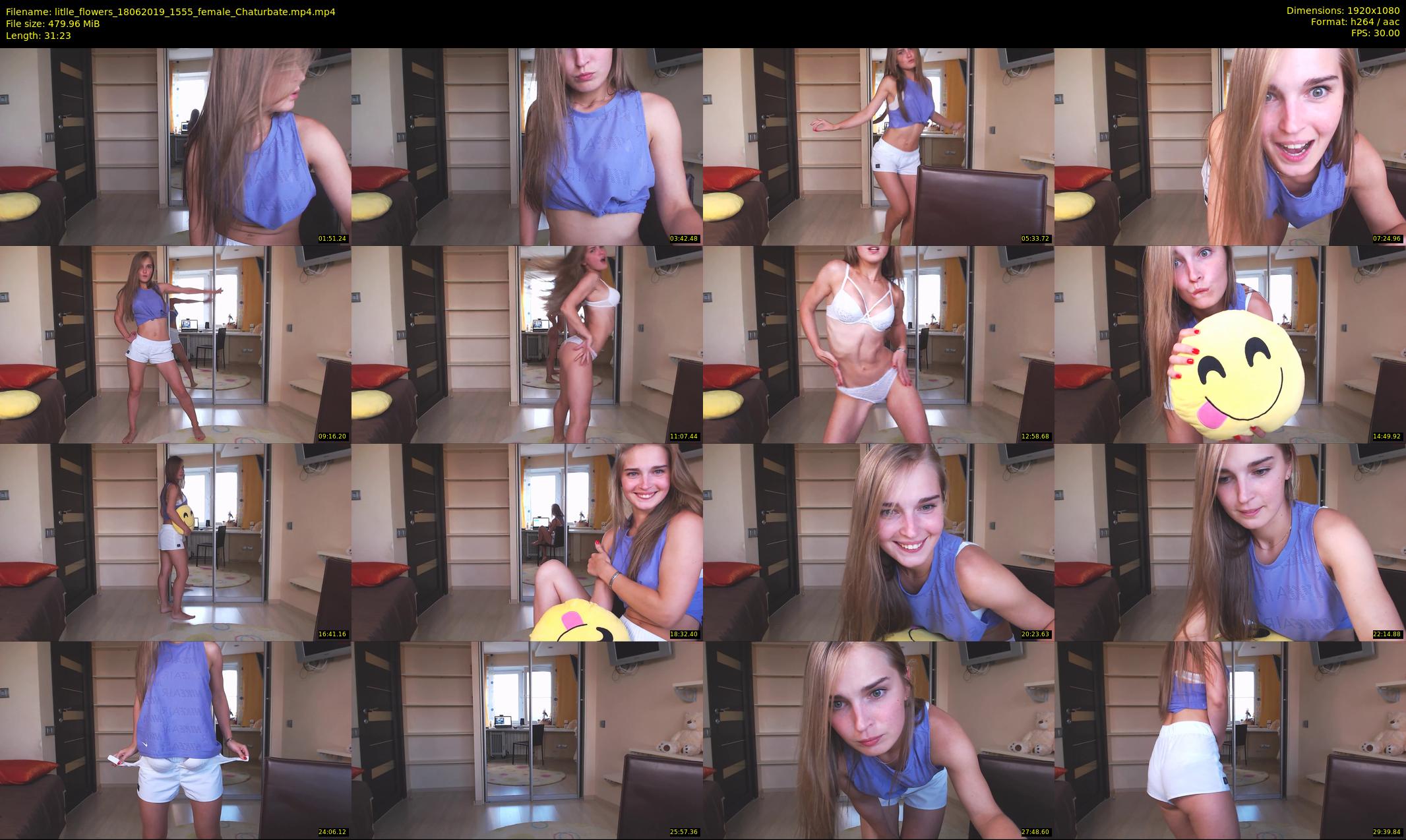 litlle_flowers — 32 minute Chaturbate female cam show recording, 1080p, Jun 18, 2019