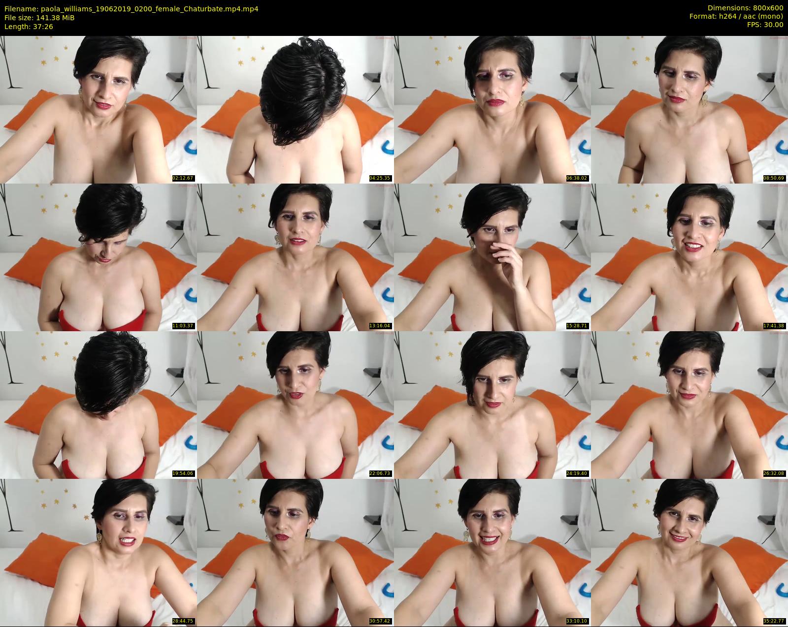 paola_williams — 38 minute Chaturbate female cam show recording, 480p, Jun 19, 2019