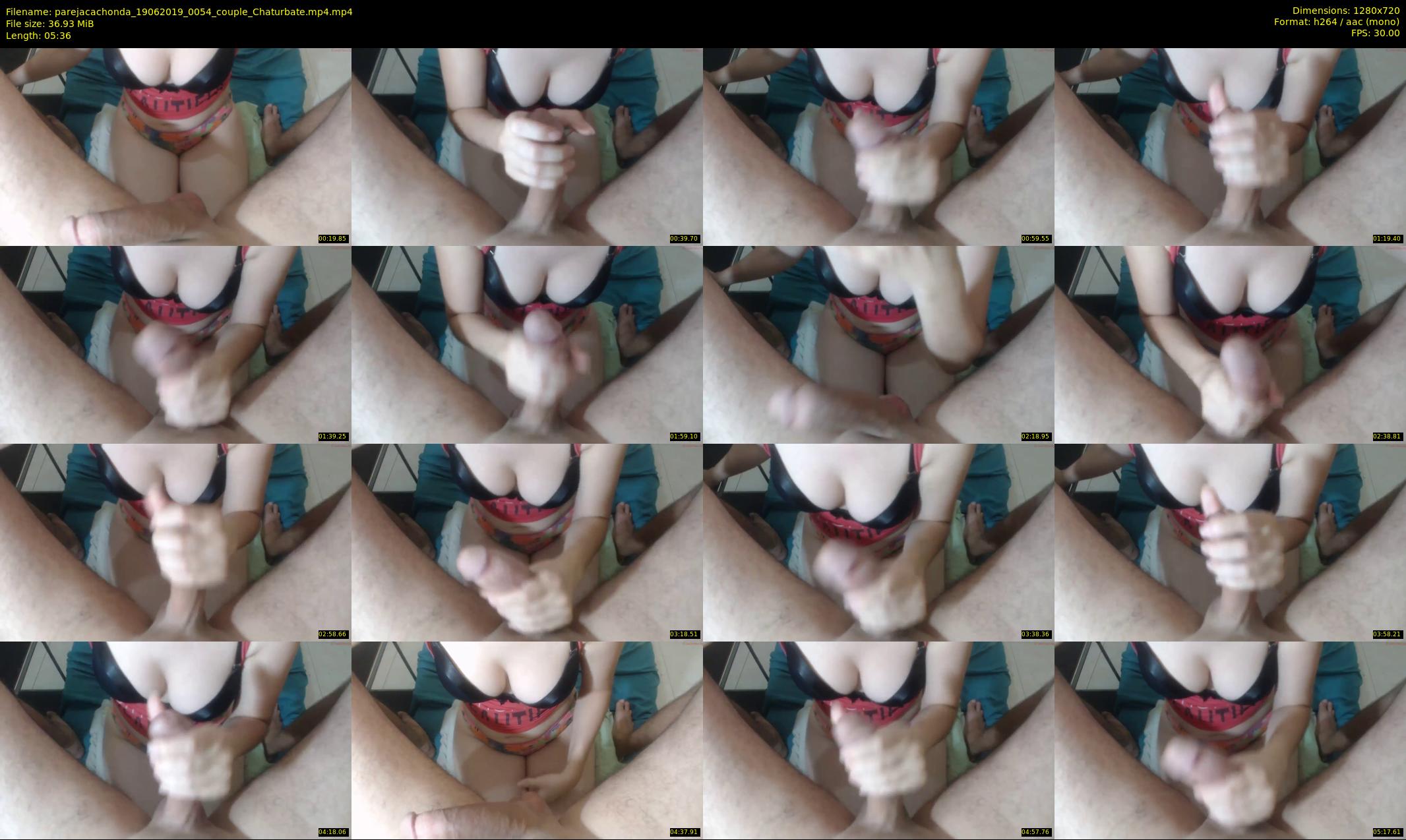 parejacachonda — 6 minute Chaturbate couple cam show recording, 720p, Jun 19, 2019