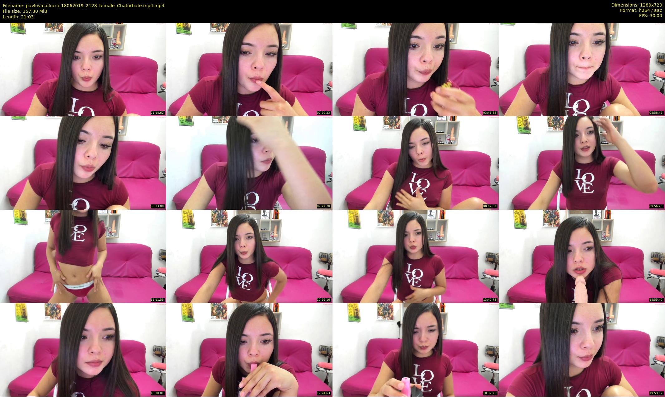 pavlovacolucci — 22 minute Chaturbate female cam show recording, 720p, Jun 18, 2019