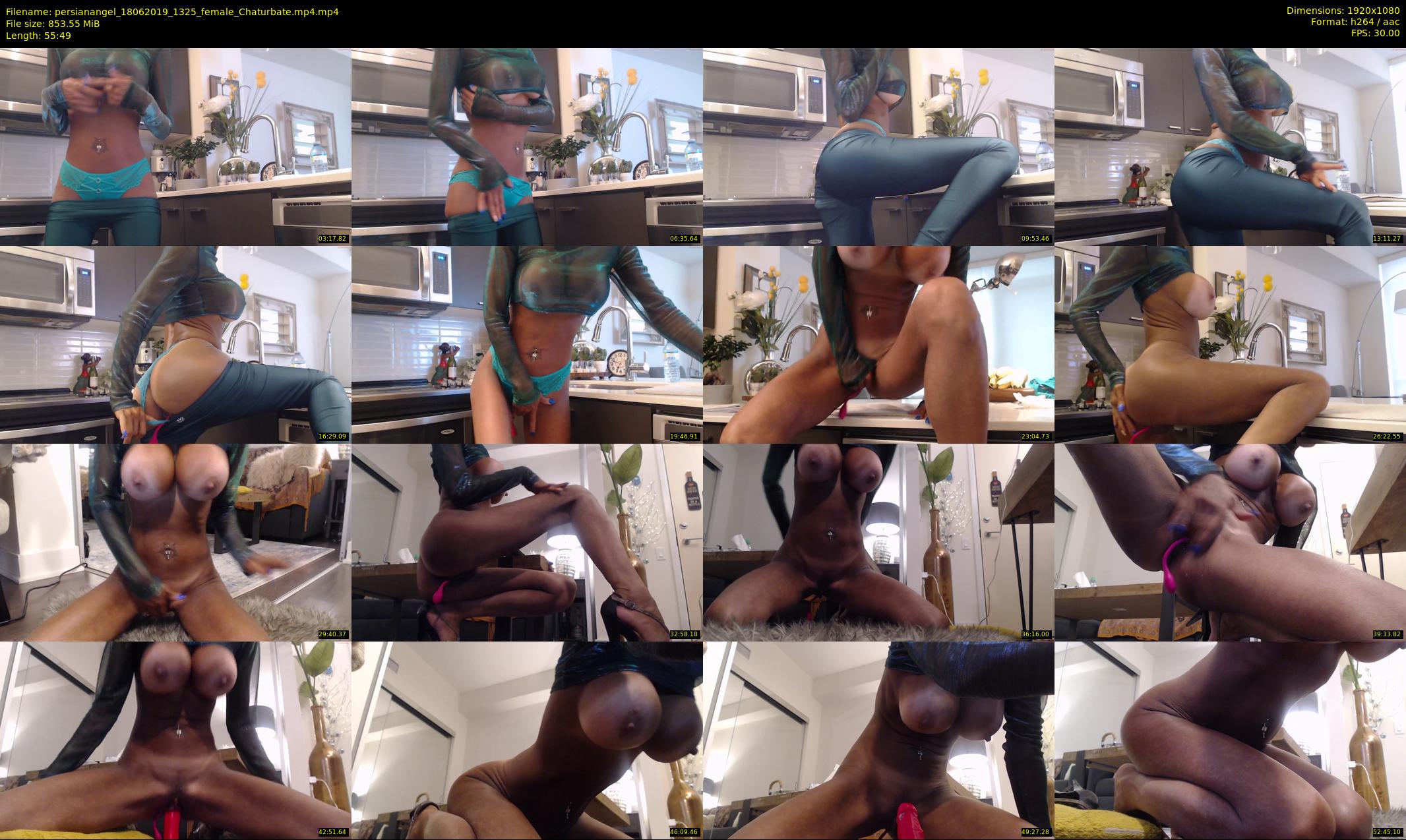 persianangel — 56 minute Chaturbate female cam show recording, 1080p, Jun 18, 2019