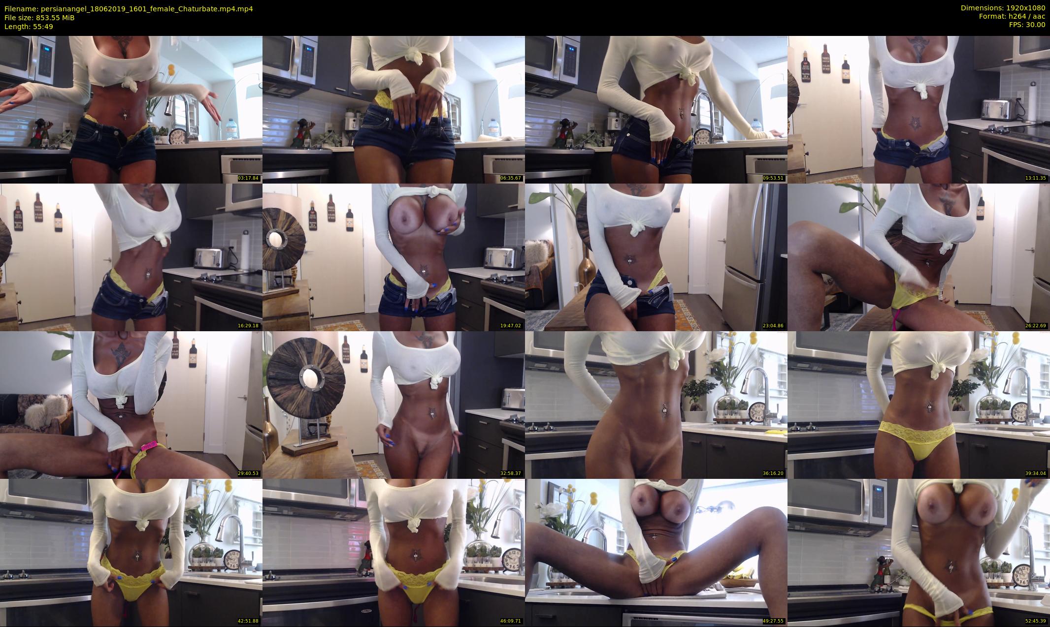 persianangel — 56 minute Chaturbate female cam show recording, 1080p, Jun 18, 2019