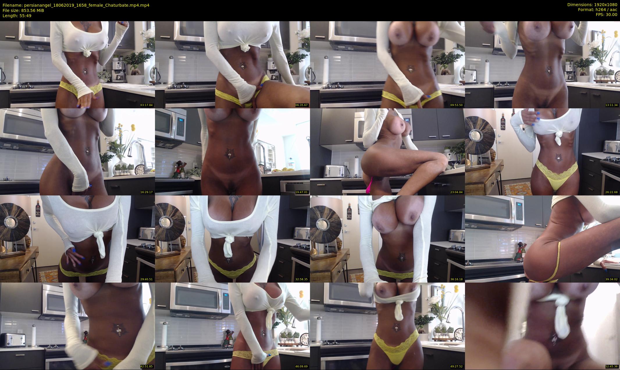 persianangel — 56 minute Chaturbate female cam show recording, 1080p, Jun 18, 2019