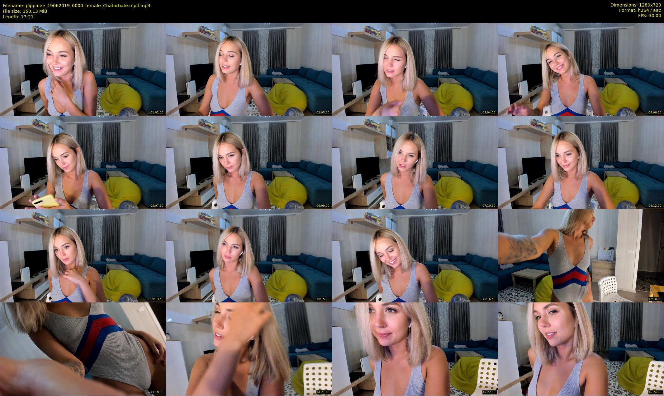 pippalee — 18 minute Chaturbate female cam show recording, 720p, Jun 19, 2019