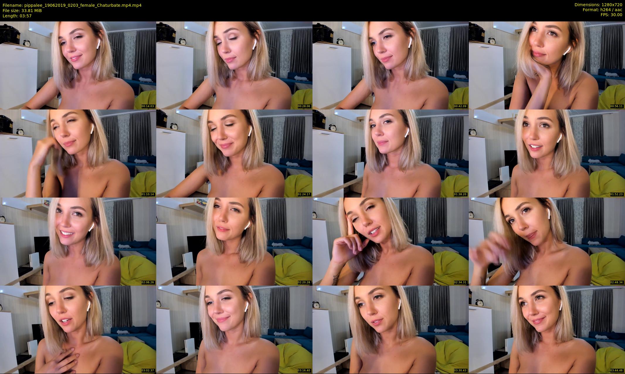 pippalee — 4 minute Chaturbate female cam show recording, 720p, Jun 19, 2019