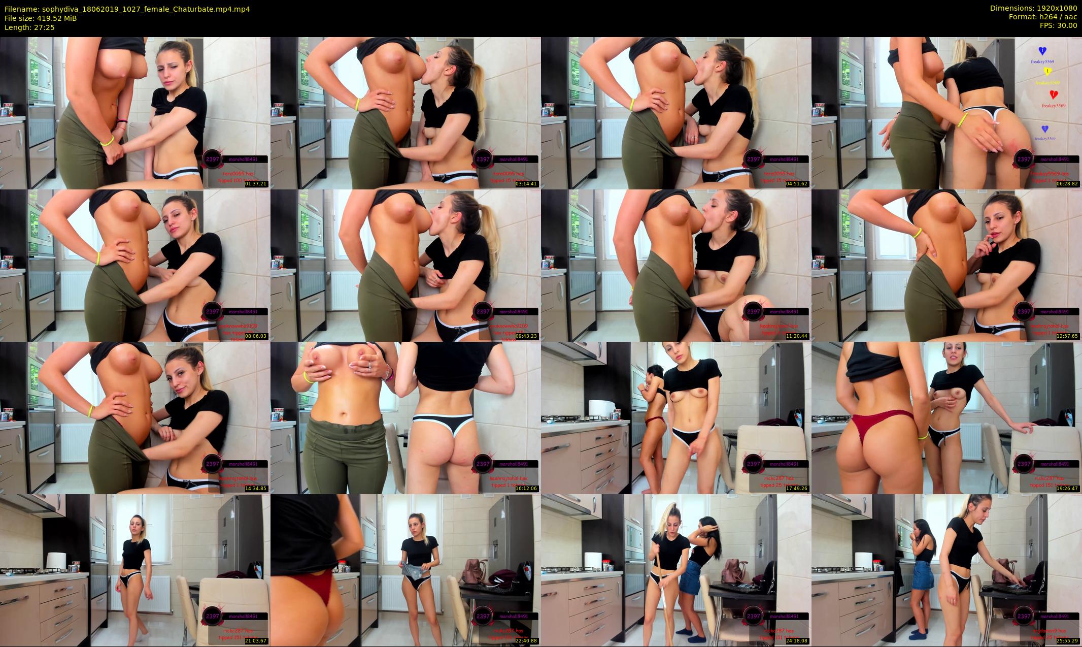 sophydiva — 28 minute Chaturbate female cam show recording, 1080p, Jun 18, 2019