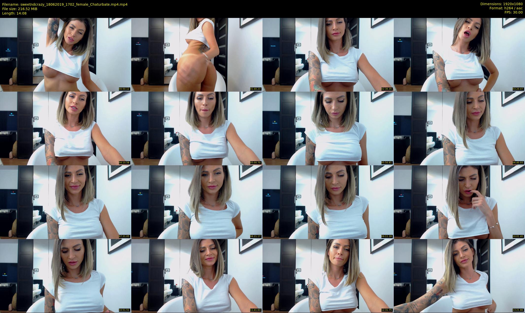 sweetndcrazy — 15 minute Chaturbate female cam show recording, 1080p, Jun 18, 2019