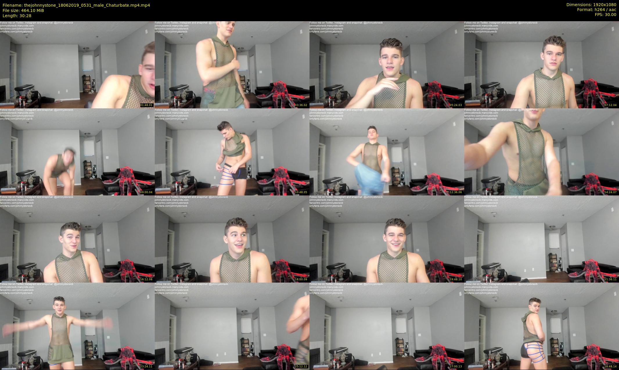thejohnnystone — 31 minute Chaturbate male cam show recording, 1080p, Jun 18, 2019