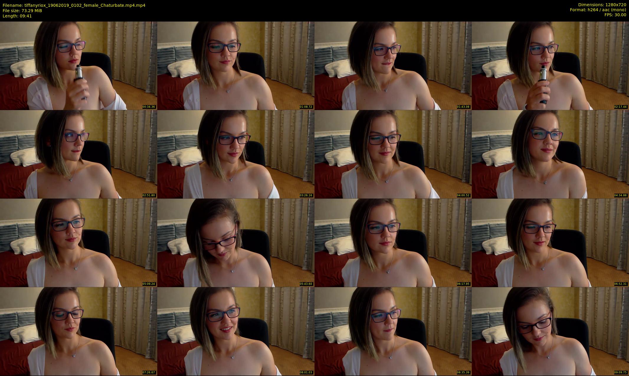 tiffanyriox — 10 minute Chaturbate female cam show recording, 720p, Jun 19, 2019