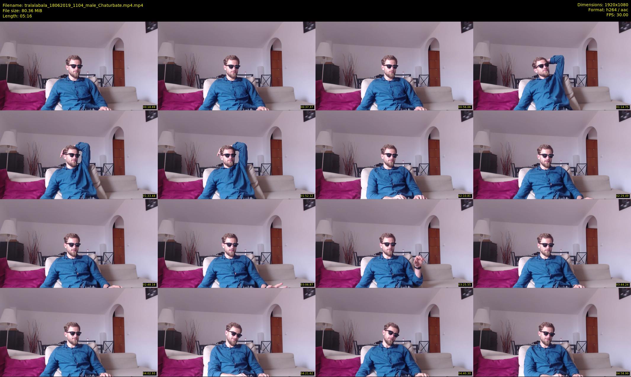 tralalabala — 6 minute Chaturbate male cam show recording, 1080p, Jun 18, 2019