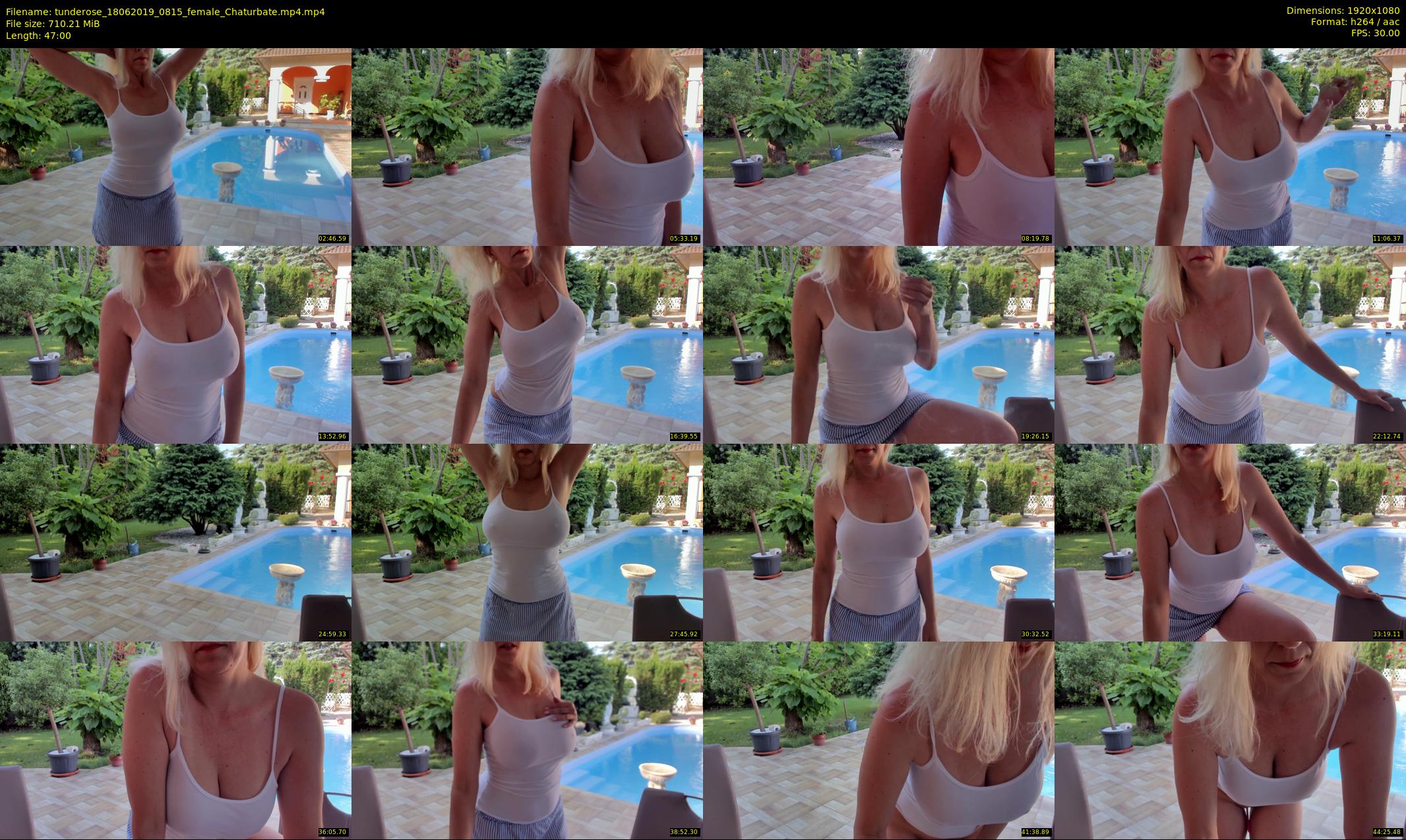 tunderose — 47 minute Chaturbate female cam show recording, 1080p, Jun 18, 2019