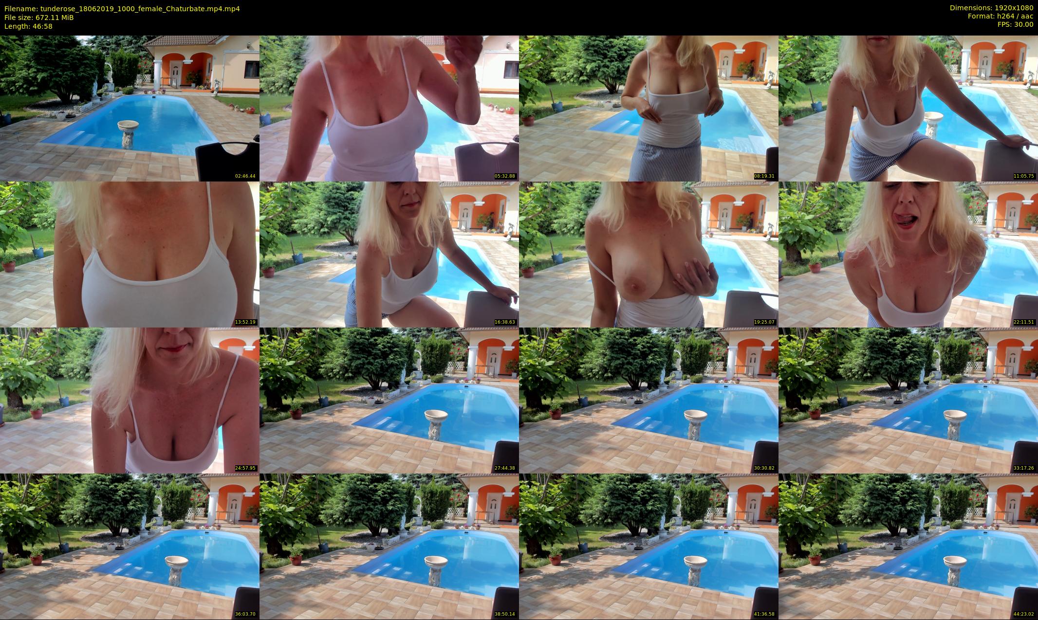 tunderose — 47 minute Chaturbate female cam show recording, 1080p, Jun 18, 2019