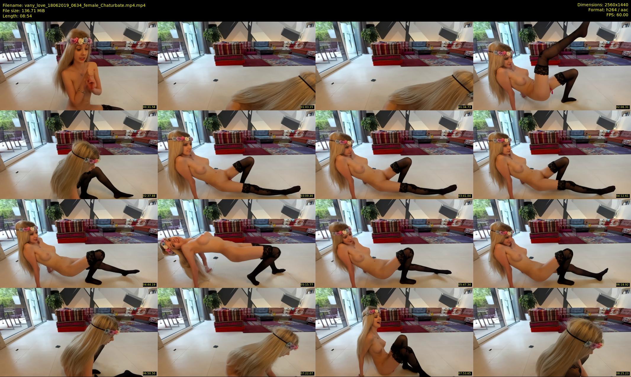 vany_love — 9 minute Chaturbate female cam show recording, 1080p, Jun 18, 2019