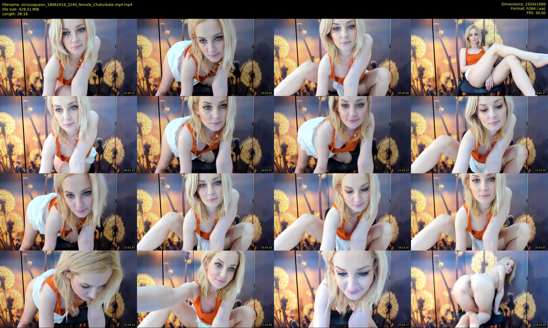 viciousqueen — 29 minute Chaturbate female cam show recording, 1080p, Jun 18, 2019