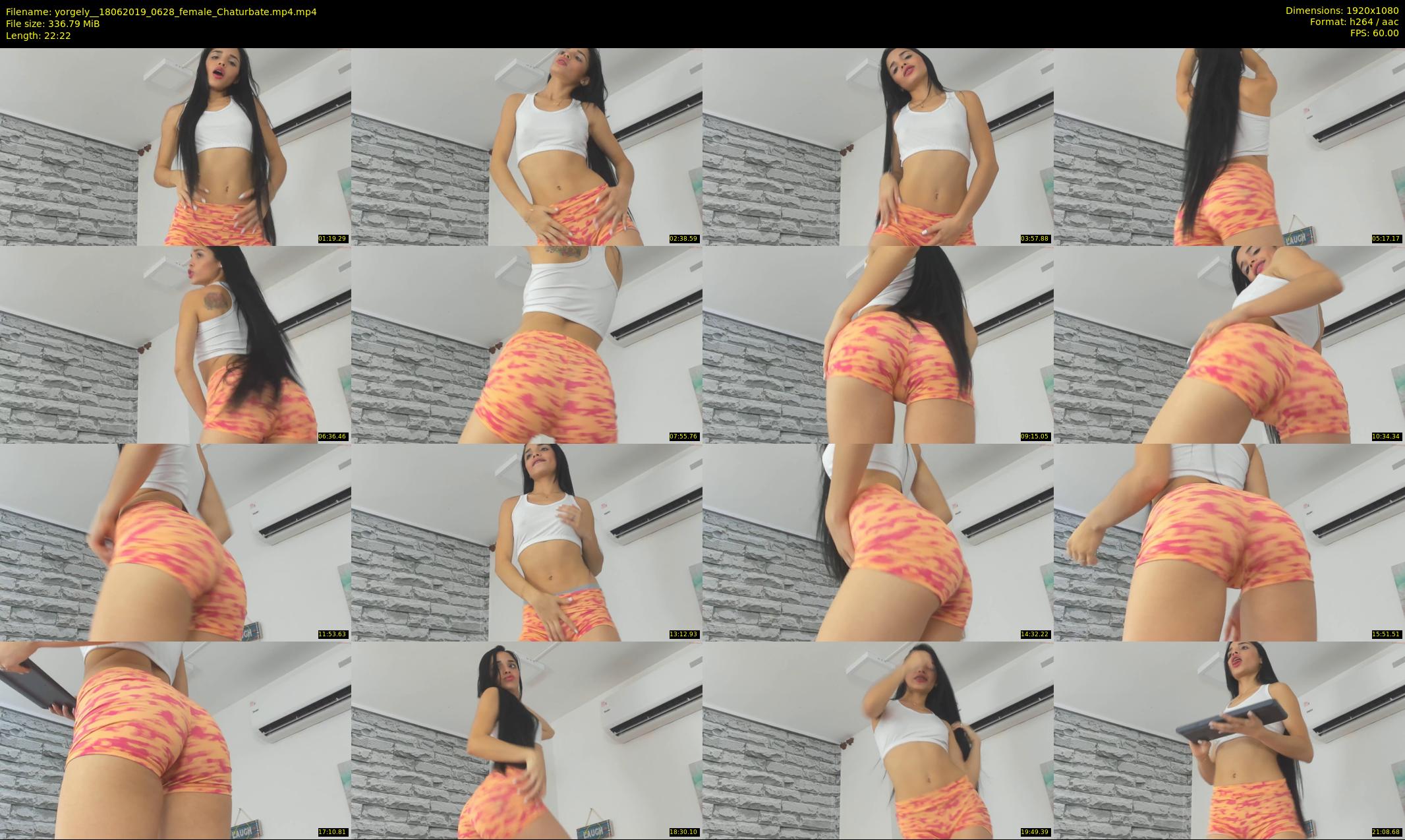 yorgely_ — 23 minute Chaturbate female cam show recording, 1080p, Jun 18, 2019