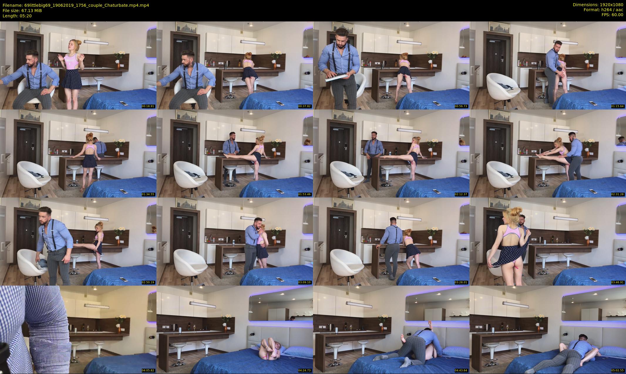 69littlebig69 — 6 minute Chaturbate couple cam show recording, 1080p, Jun 19, 2019