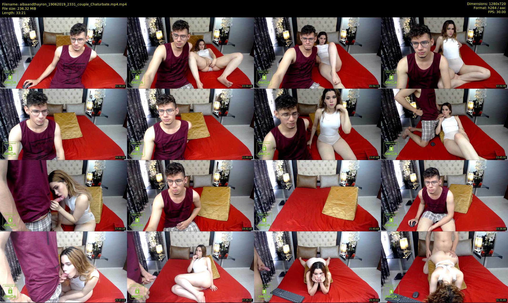 albaandthayron — 34 minute Chaturbate couple cam show recording, 720p, Jun 19, 2019