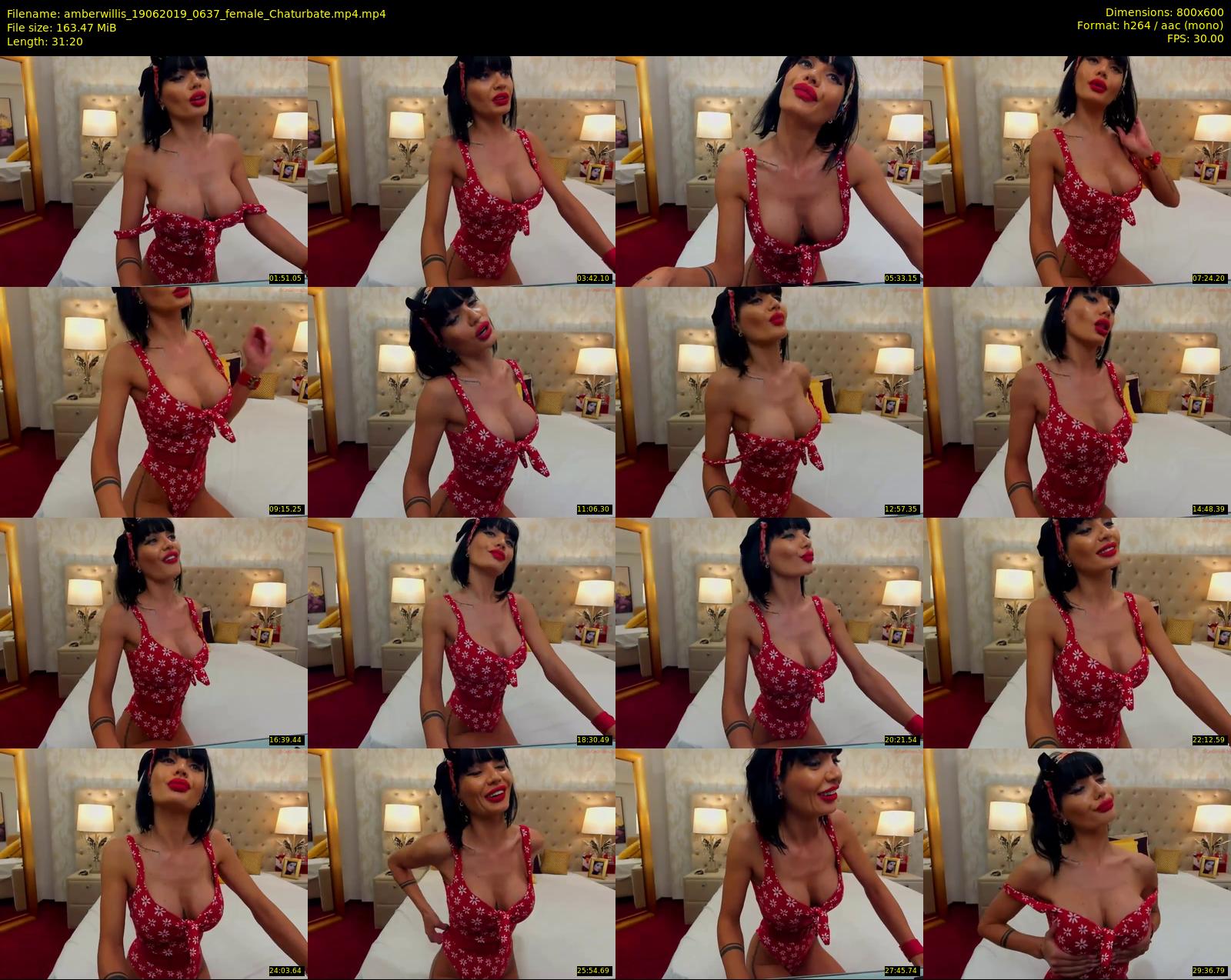 amberwillis — 32 minute Chaturbate female cam show recording, 480p, Jun 19, 2019