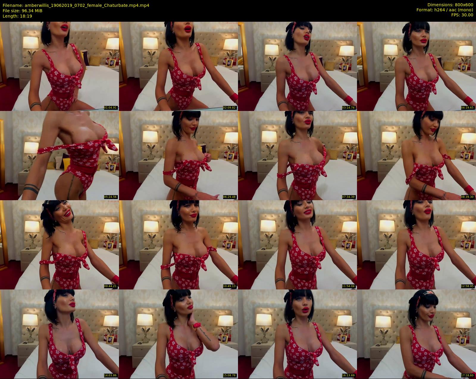amberwillis — 19 minute Chaturbate female cam show recording, 480p, Jun 19, 2019