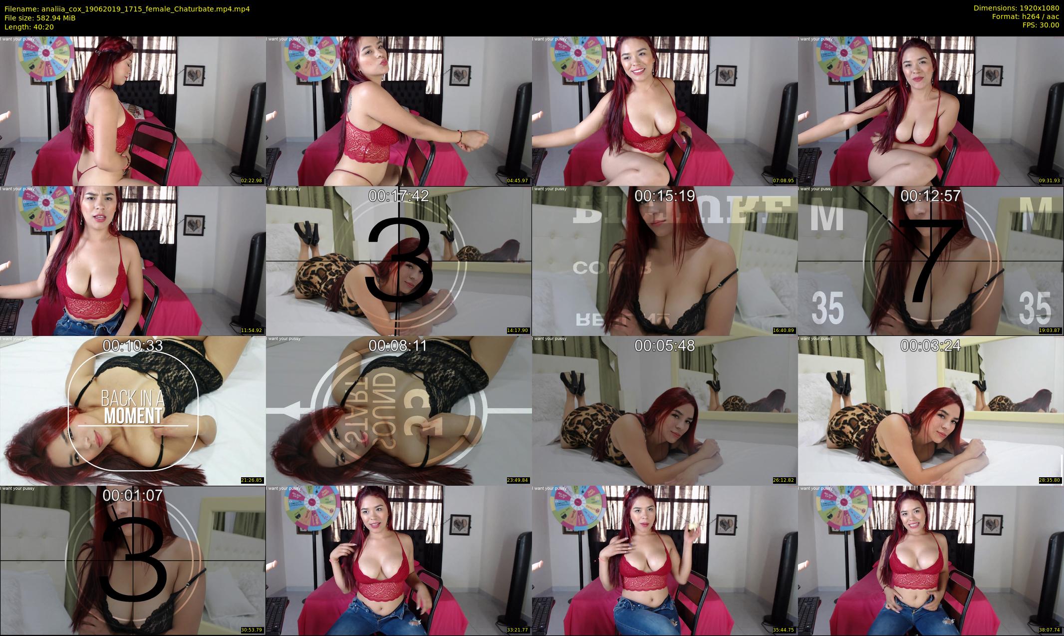 analiia_cox — 41 minute Chaturbate female cam show recording, 1080p, Jun 19, 2019