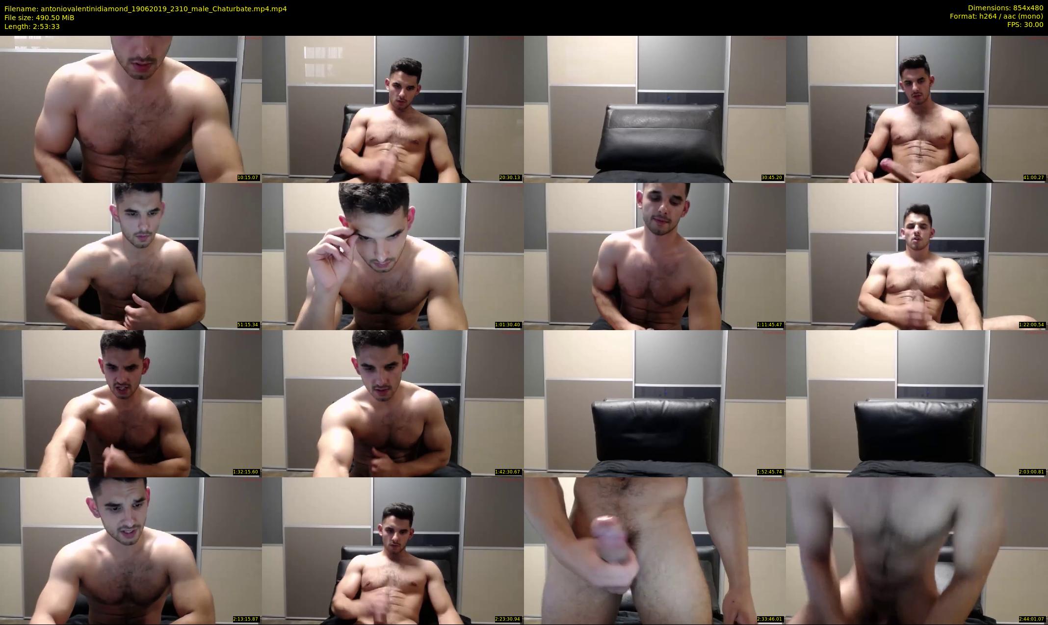 antoniovalentinidiamond — 174 minute Chaturbate male cam show recording, 480p, Jun 19, 2019
