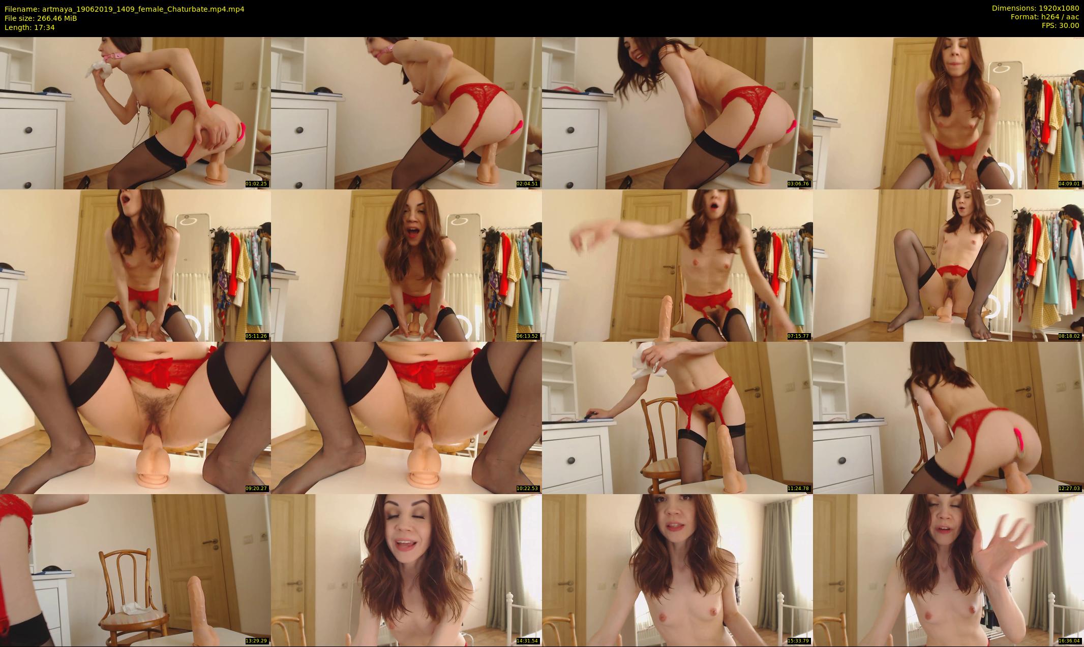 artmaya — 18 minute Chaturbate female cam show recording, 1080p, Jun 19, 2019