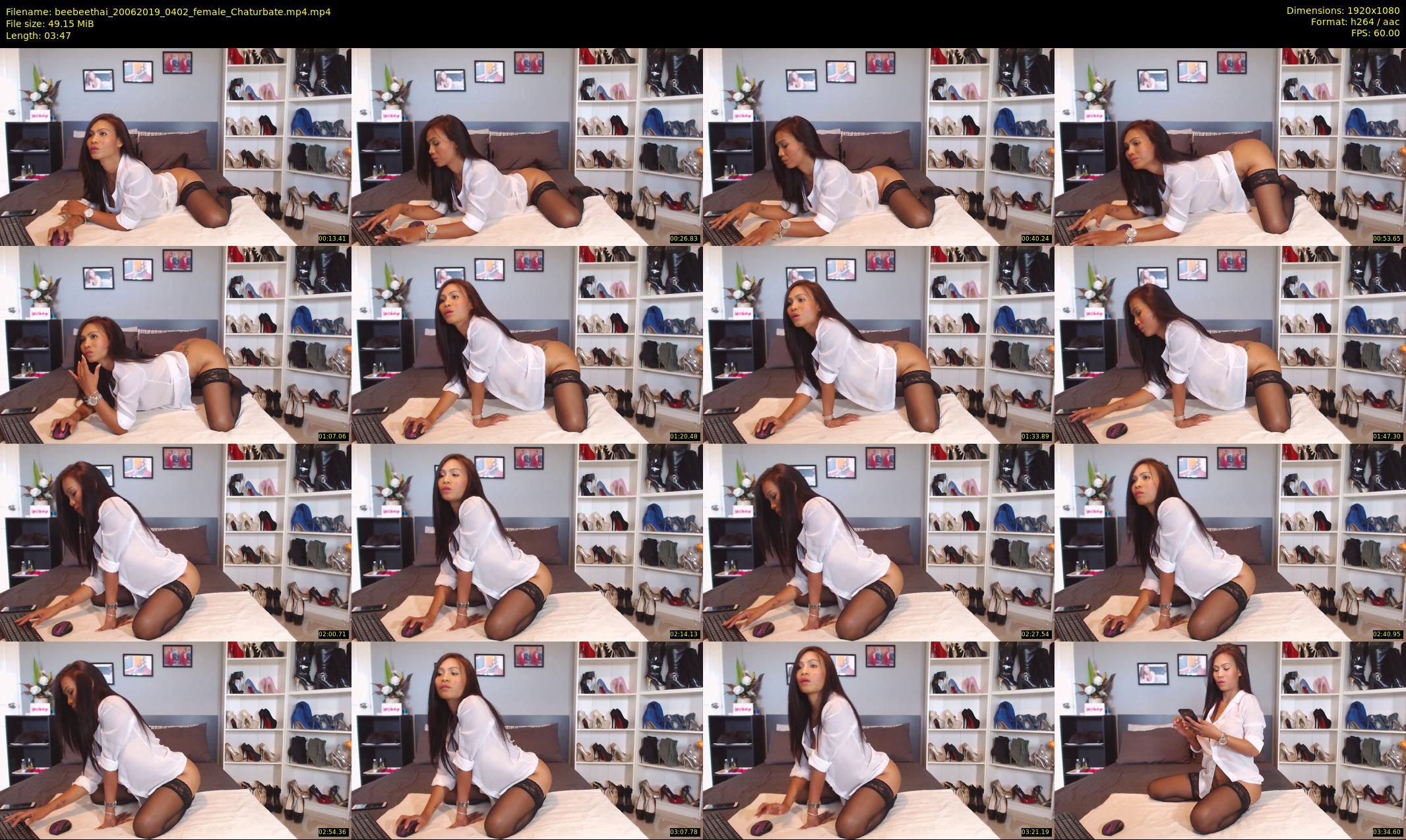 beebeethai — 4 minute Chaturbate female cam show recording, 1080p, Jun 20, 2019