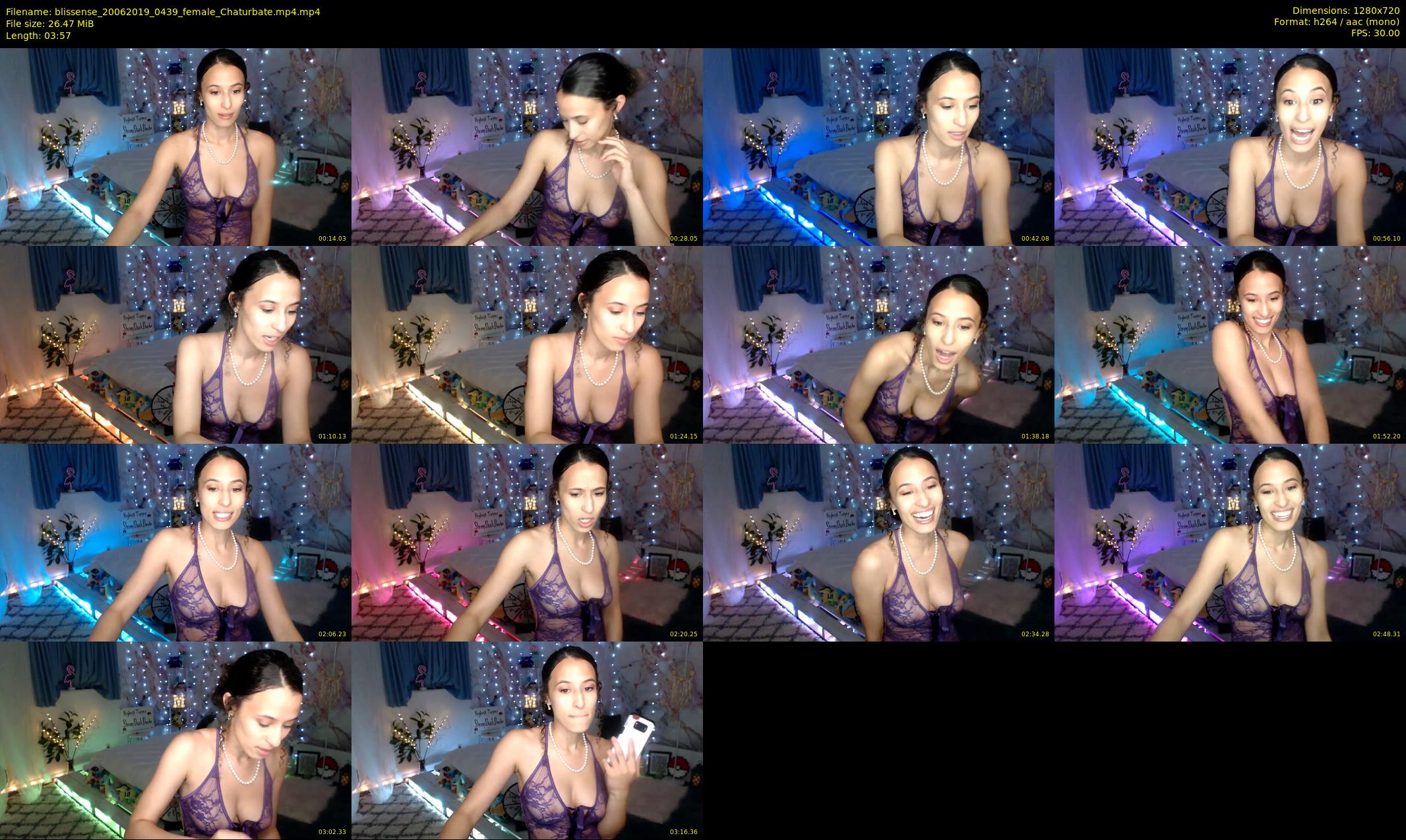 blissense — 4 minute Chaturbate female cam show recording, 720p, Jun 20, 2019