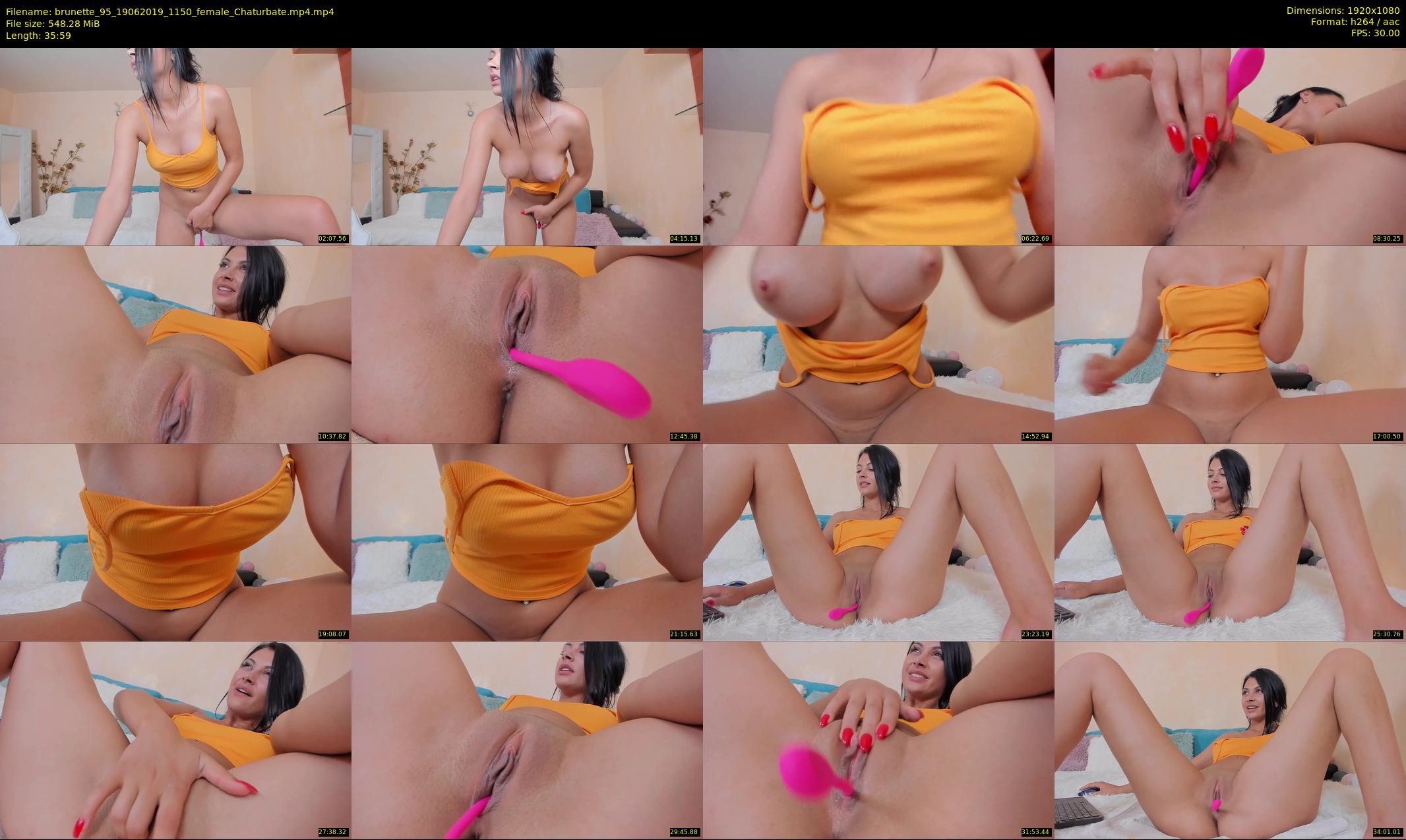 brunette_95 — 36 minute Chaturbate female cam show recording, 1080p, Jun 19, 2019