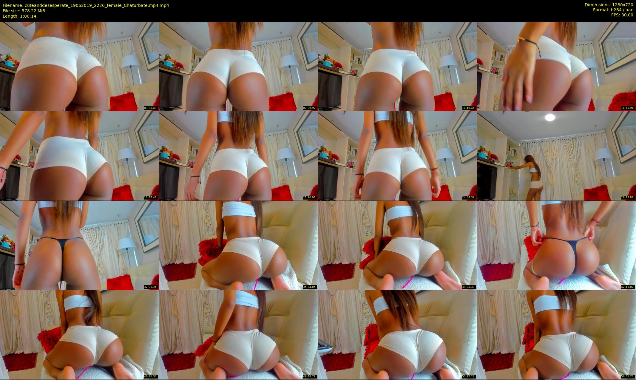 cuteanddesesperate — 61 minute Chaturbate female cam show recording, 720p, Jun 19, 2019