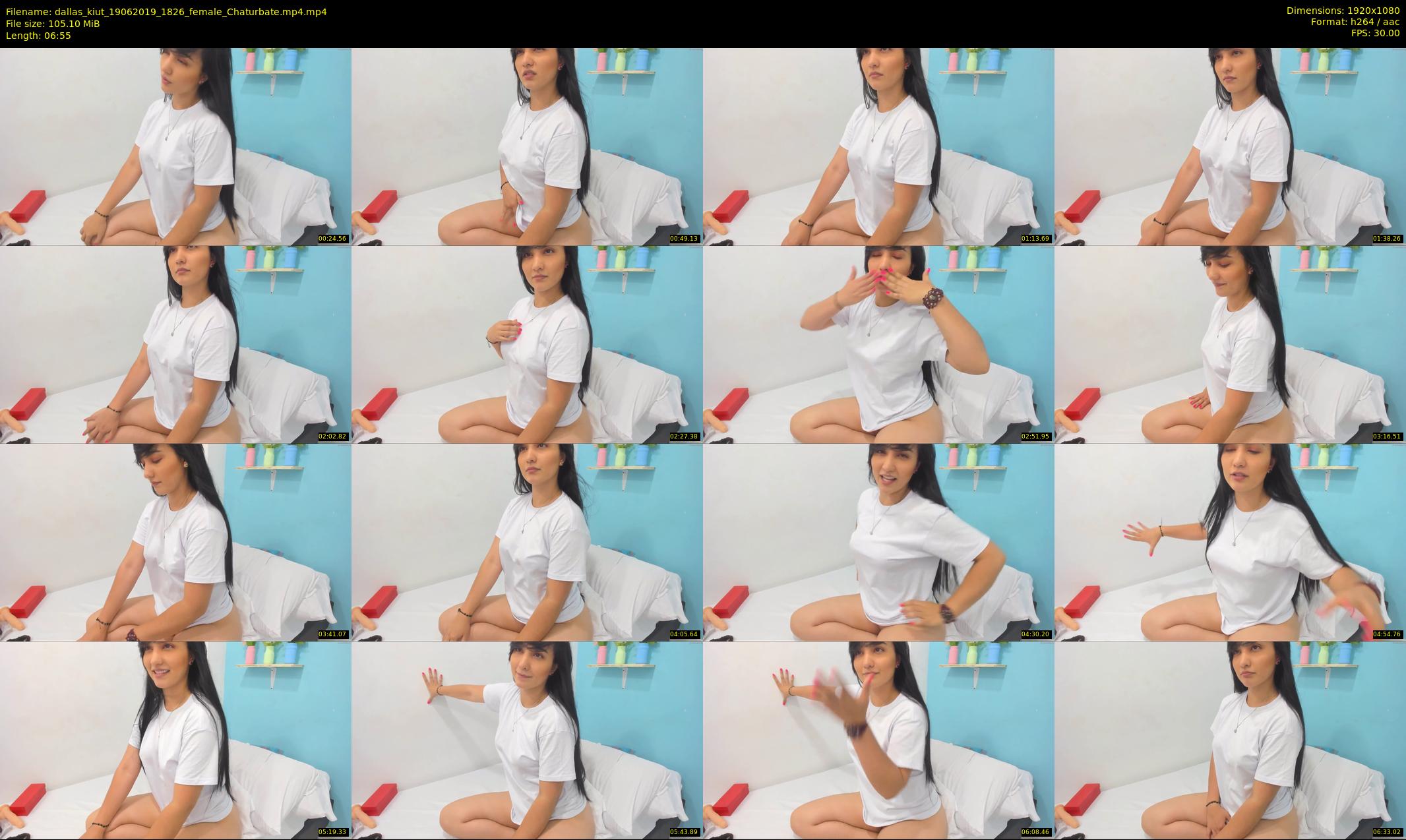 dallas_kiut — 7 minute Chaturbate female cam show recording, 1080p, Jun 19, 2019