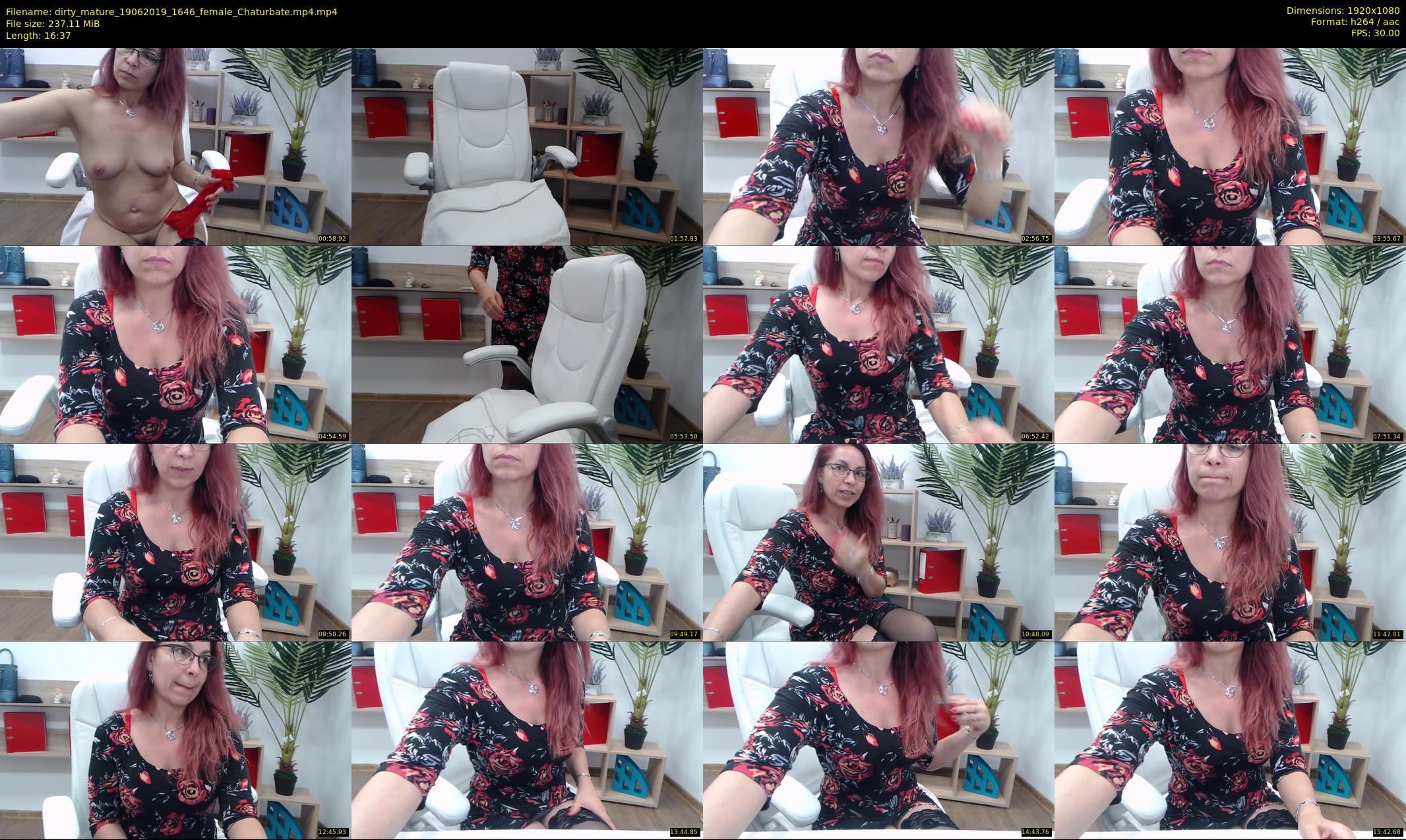 dirty_mature — 17 minute Chaturbate female cam show recording, 1080p, Jun 19, 2019