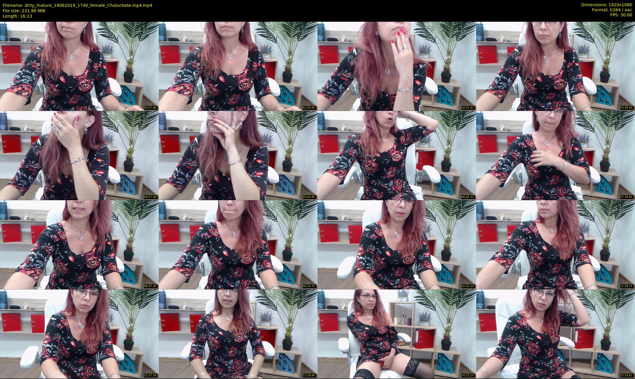 dirty_mature — 17 minute Chaturbate female cam show recording, 1080p, Jun 19, 2019