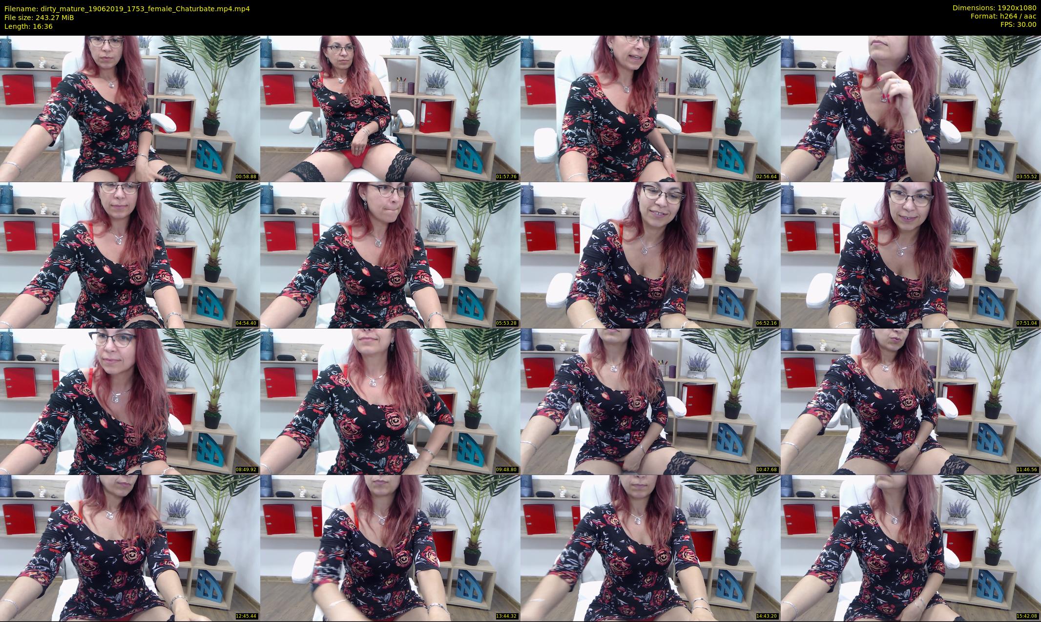 dirty_mature — 17 minute Chaturbate female cam show recording, 1080p, Jun 19, 2019