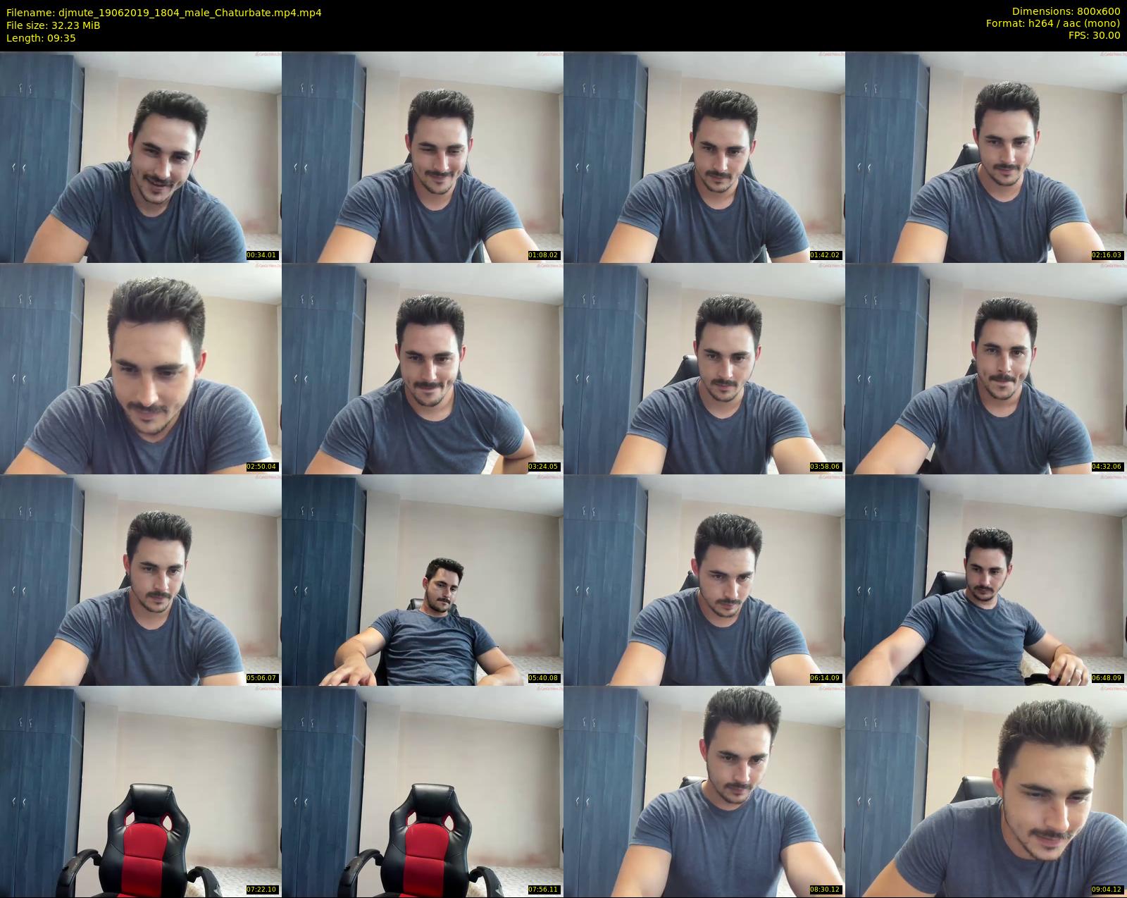 djmute — 10 minute Chaturbate male cam show recording, 480p, Jun 19, 2019