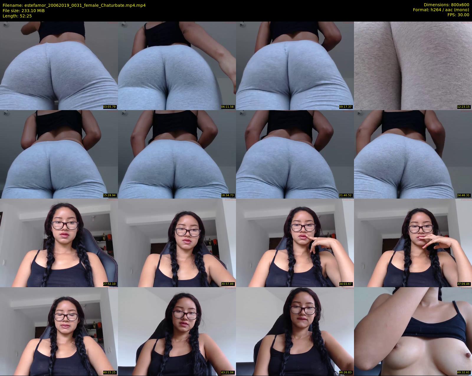 estefamor — 53 minute Chaturbate female cam show recording, 480p, Jun 20, 2019