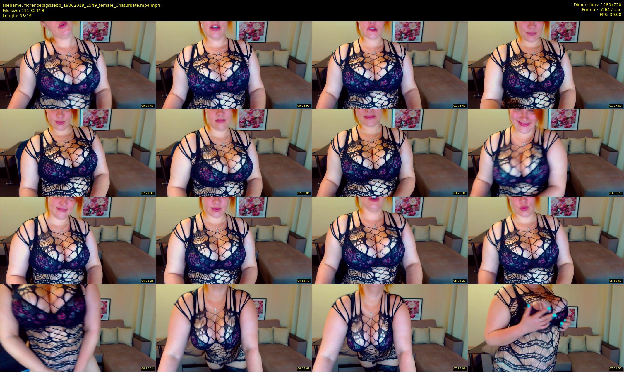 florencebigsizebb — 9 minute Chaturbate female cam show recording, 720p, Jun 19, 2019